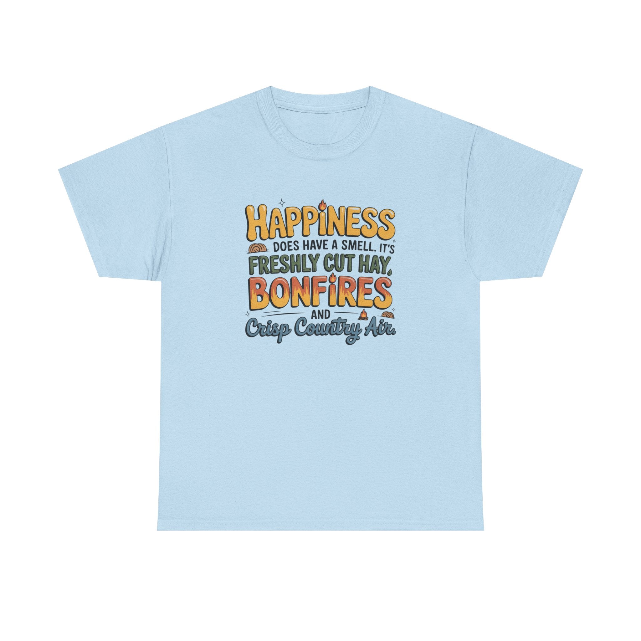 Funny Country Life Graphic T-Shirt — Freshly Cut Hay Farm Life Gift Tee for Women
