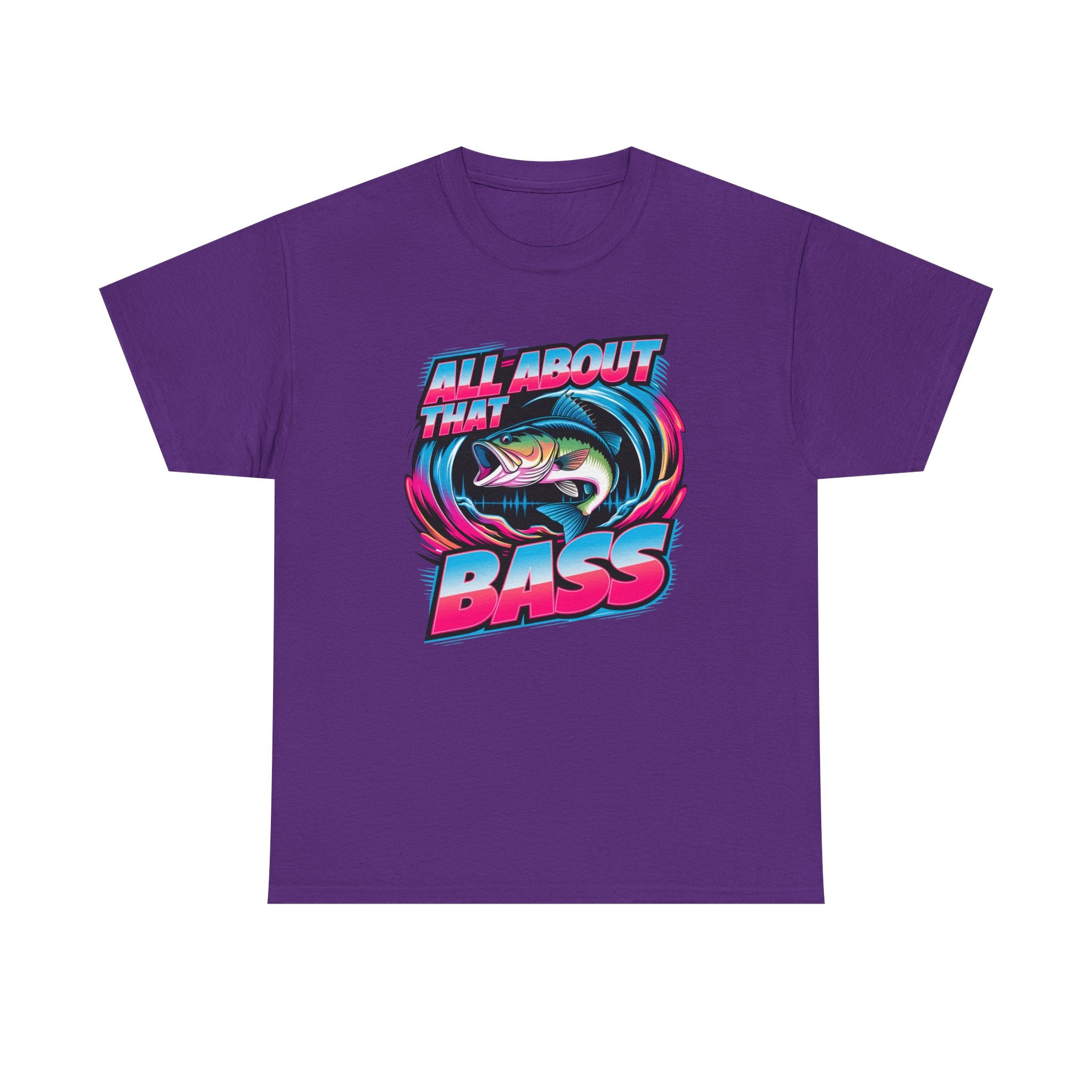 Bass Fishing T-Shirt — "All About That Bass" Retro Graphic Tee