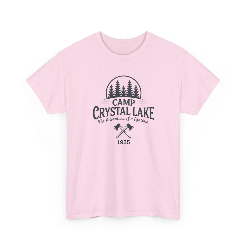 Camp Crystal Lake Tee — Vintage Outdoor Camping Shirt ("Camp Crystal Lake")