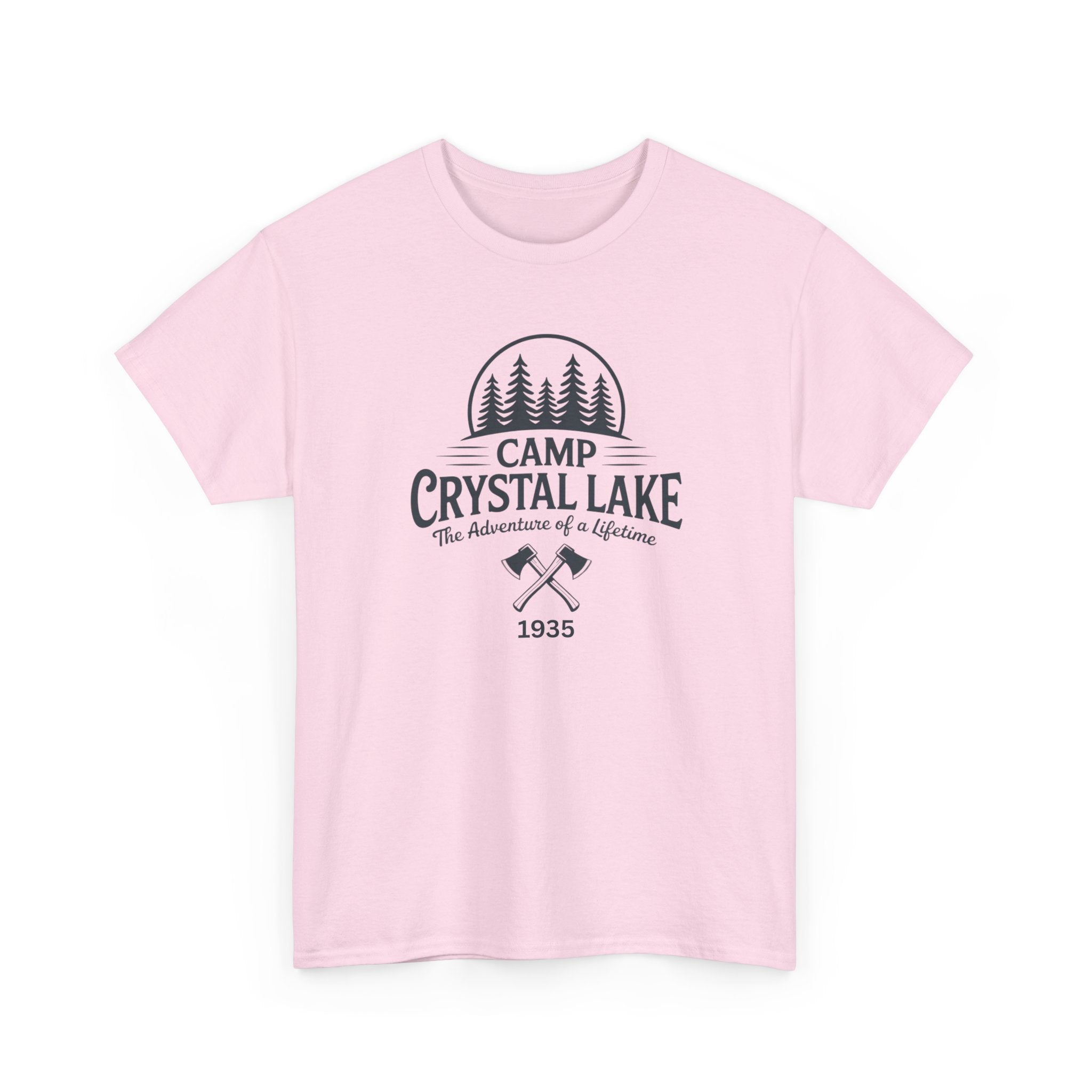 Camp Crystal Lake Tee — Vintage Outdoor Camping Shirt ("Camp Crystal Lake")