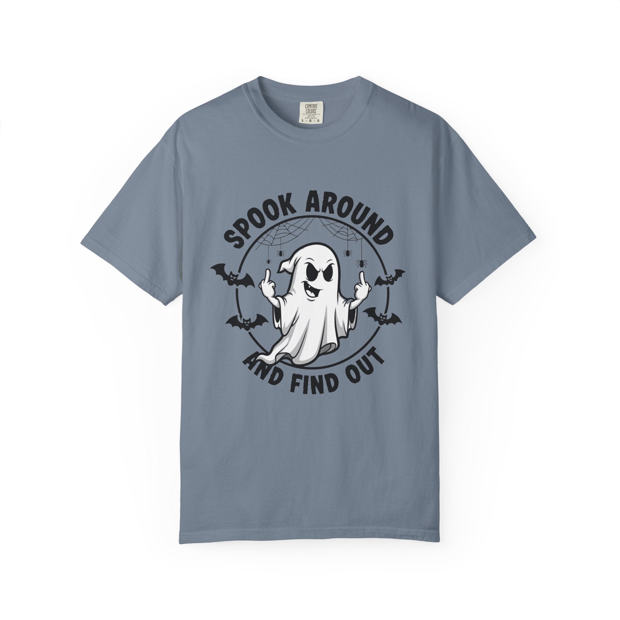Spook Around And Find Out T-Shirt — Cute Halloween Ghost Graphic Tee