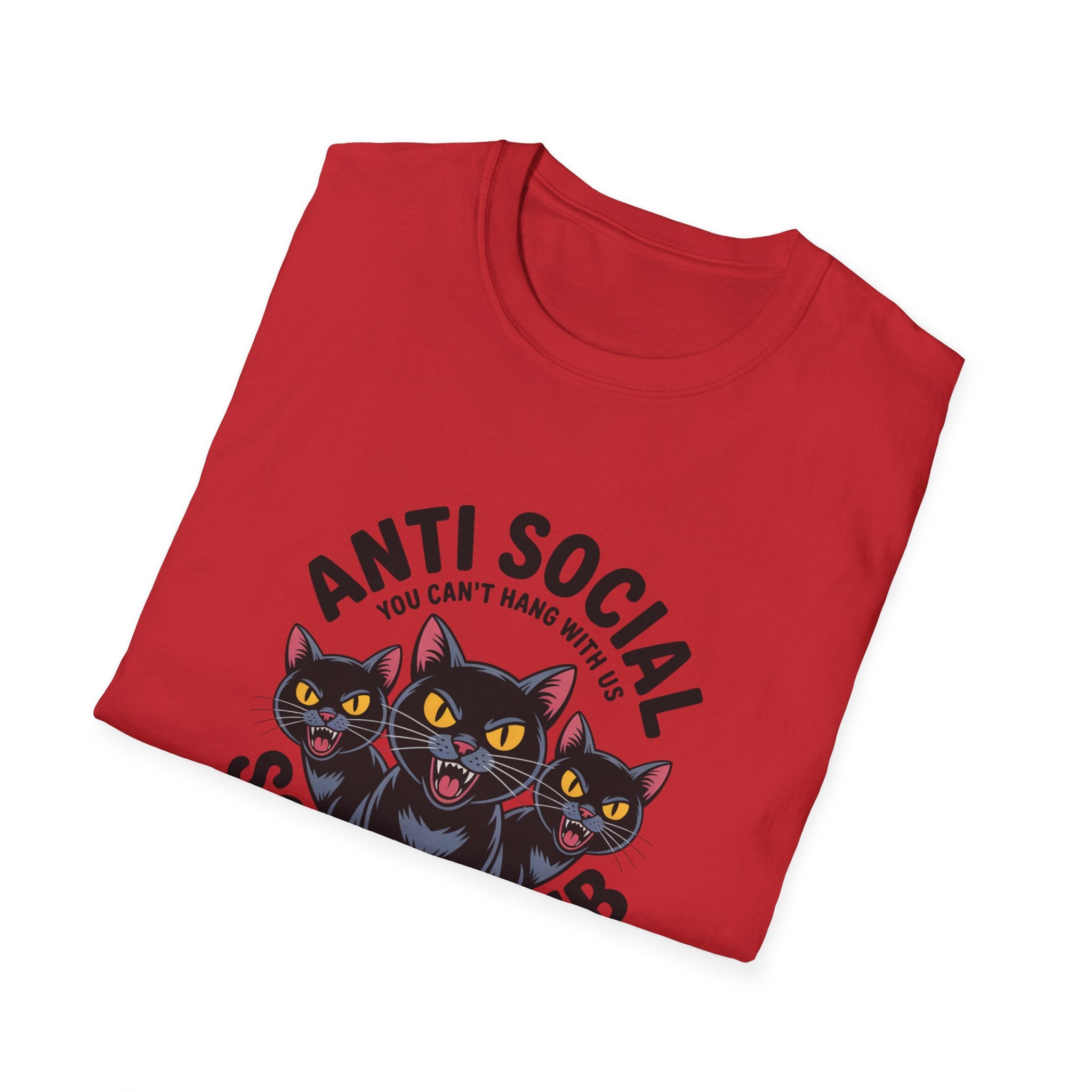 Anti Social Social Club Cat T-Shirt — "You Can't Hang With Us" Graphic Tee