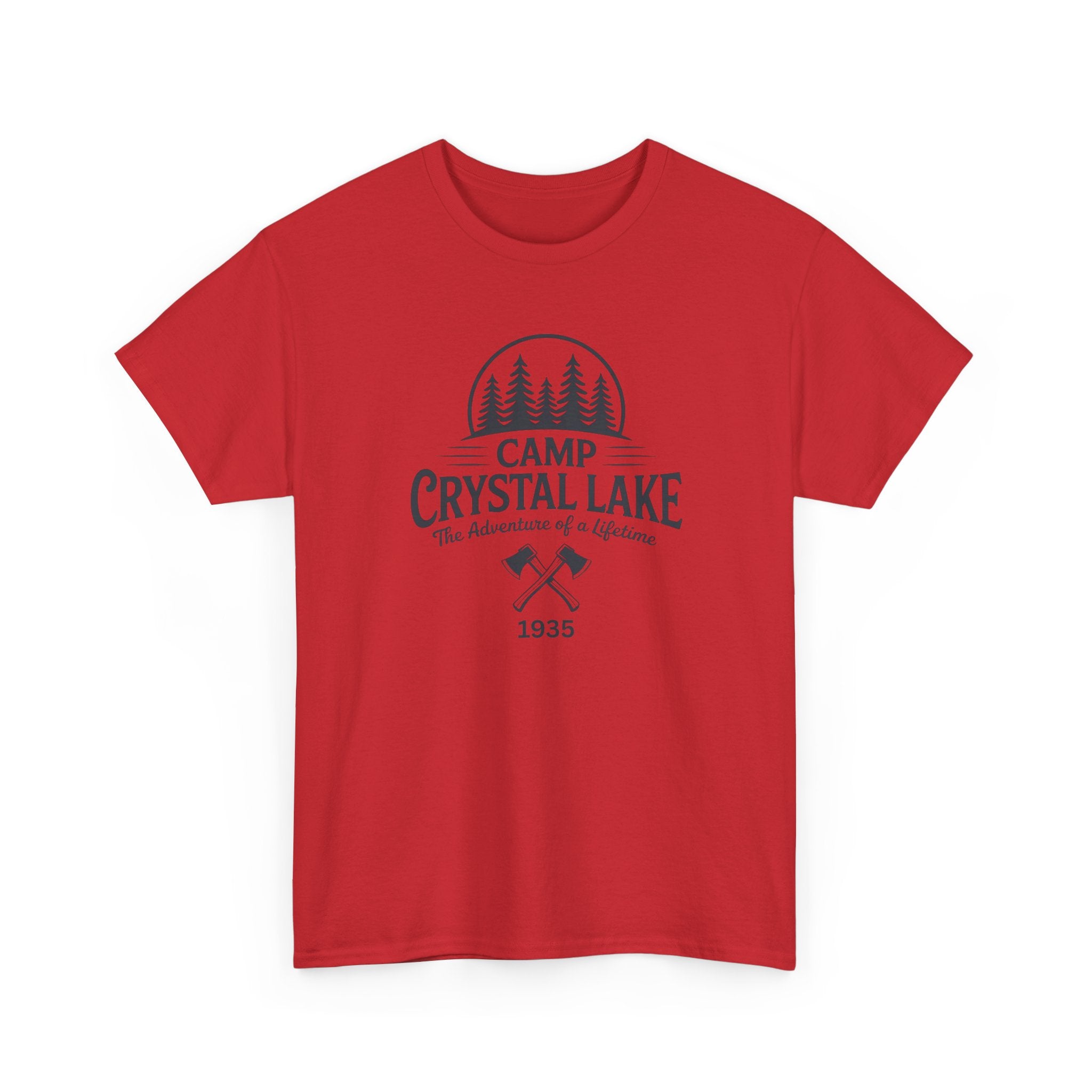 Camp Crystal Lake Tee — Vintage Outdoor Camping Shirt ("Camp Crystal Lake")