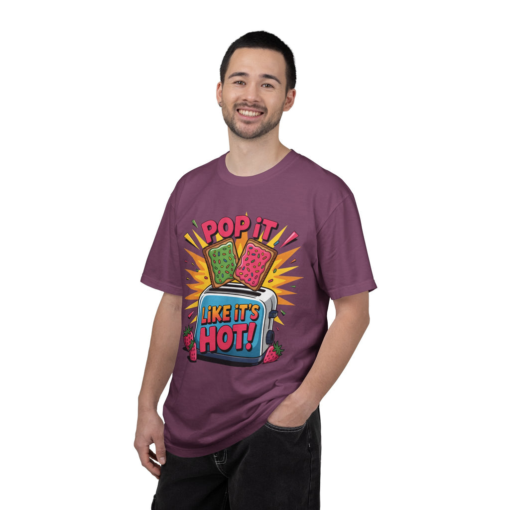 Funny Graphic T-Shirt — Pop It Like It's Hot Humor Gift Tee for Women