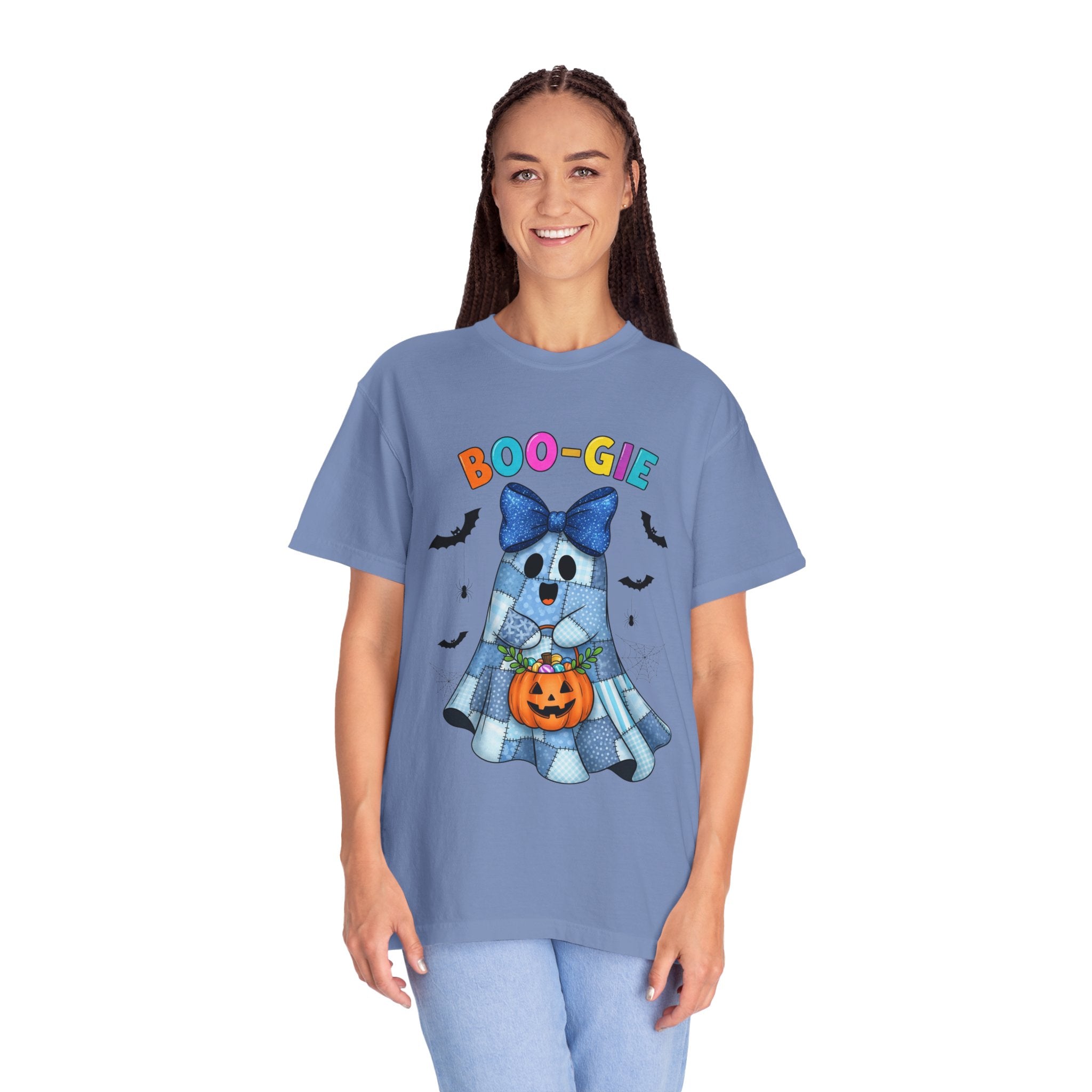 Boo-gie Ghost Halloween T-Shirt — Cute Trick-or-Treat Pumpkin Design