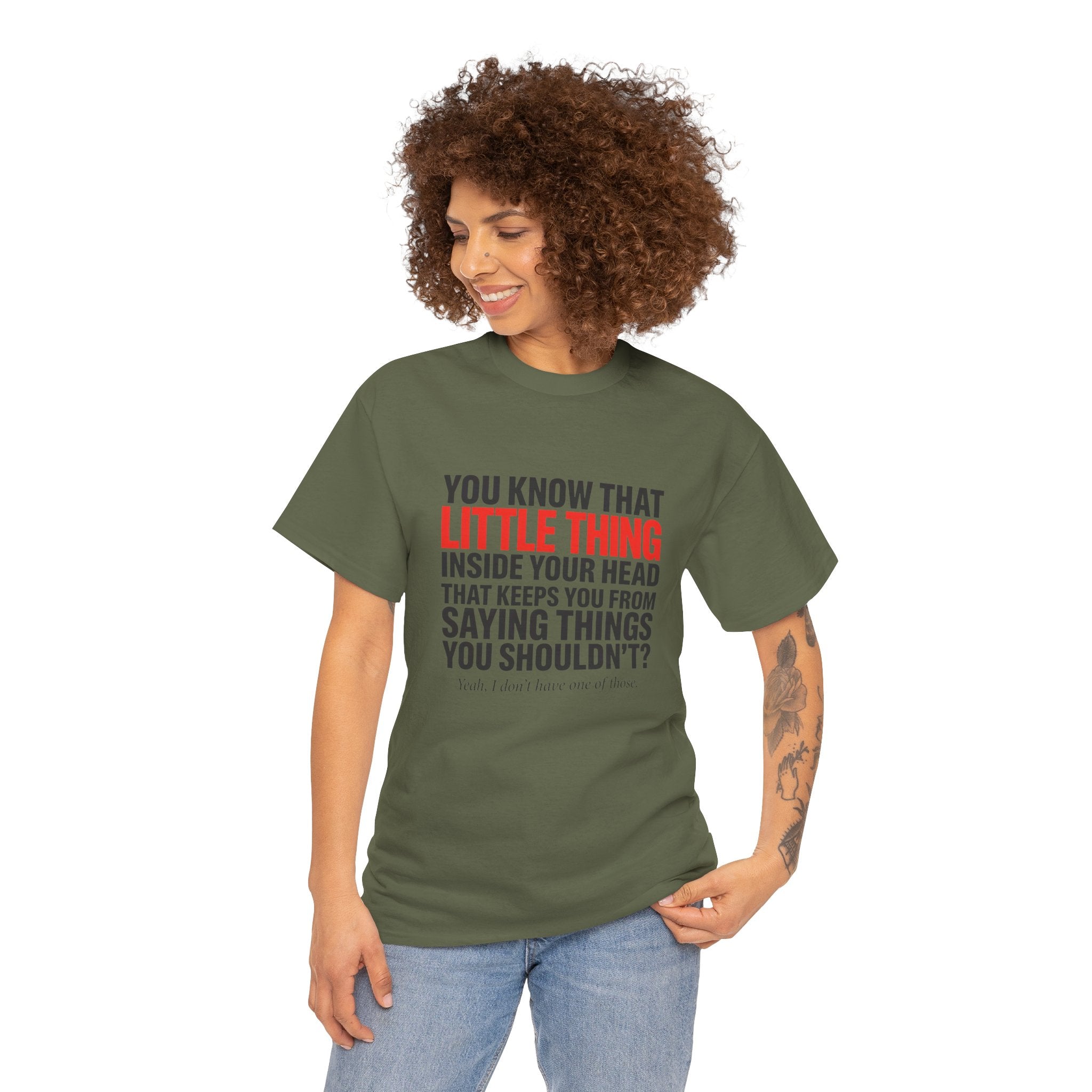 Funny Sarcastic Graphic T-Shirt — You Know That Little Thing Humor Gift Tee for Women