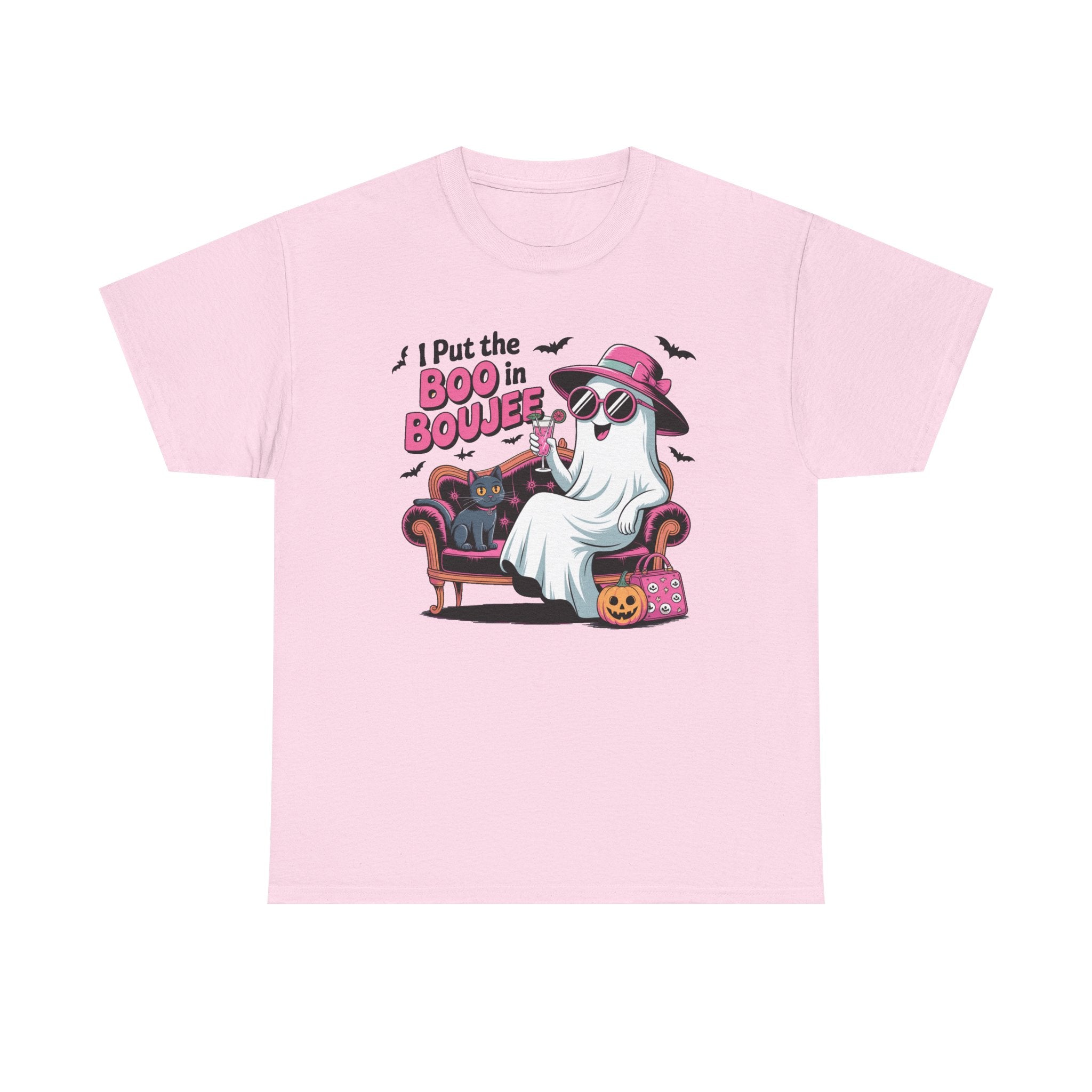 I Put the Boo in Boujee Ghost T-Shirt — Funny Halloween Chic Tee