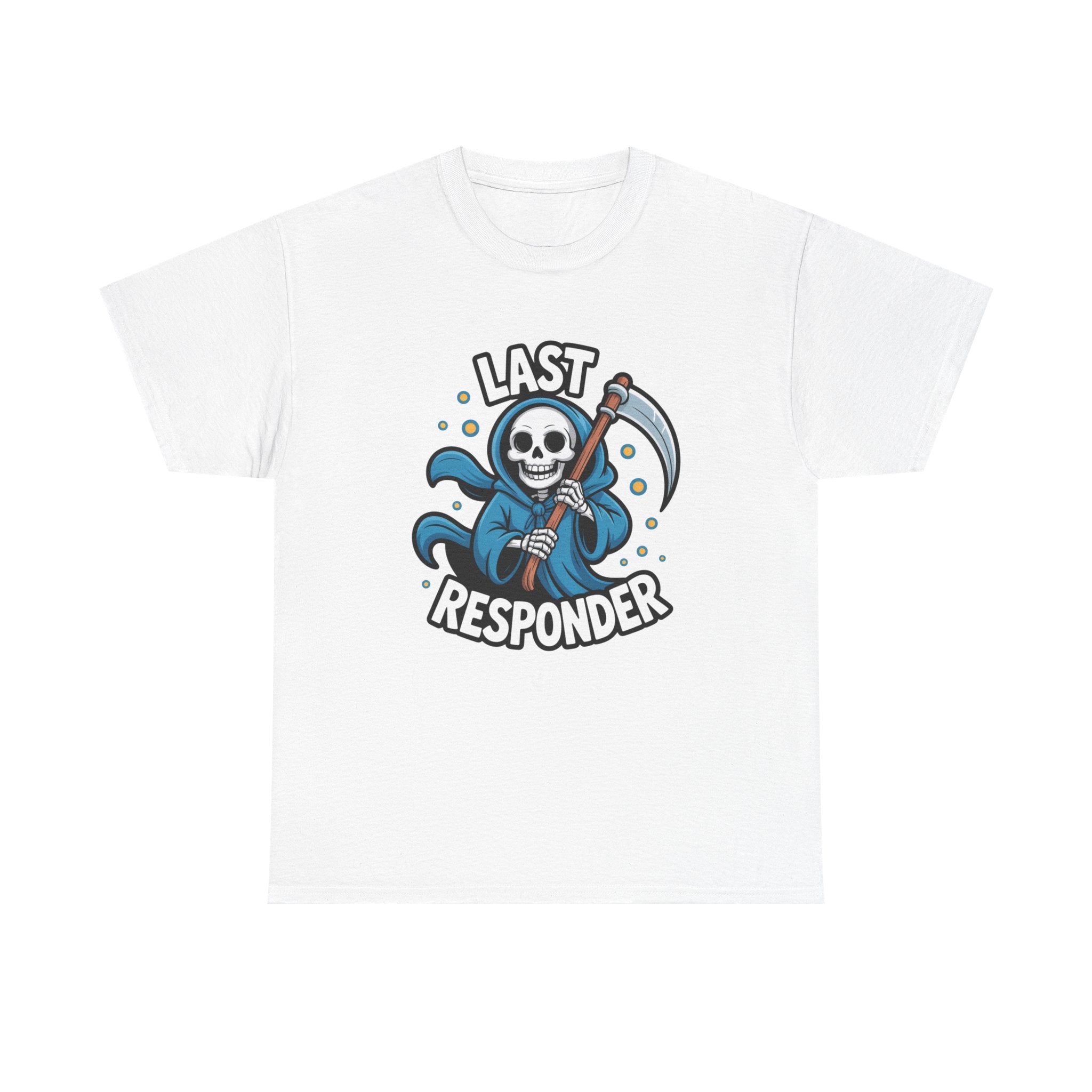 T-Shirt — "Last Responder" Grim Reaper Graphic Tee