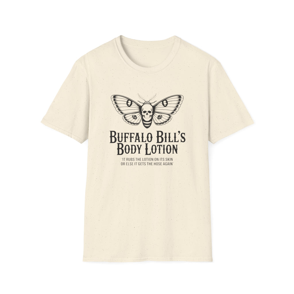 Buffalo Bill’s Body Lotion Graphic T-Shirt — Moth Skull Vintage Horror Tee