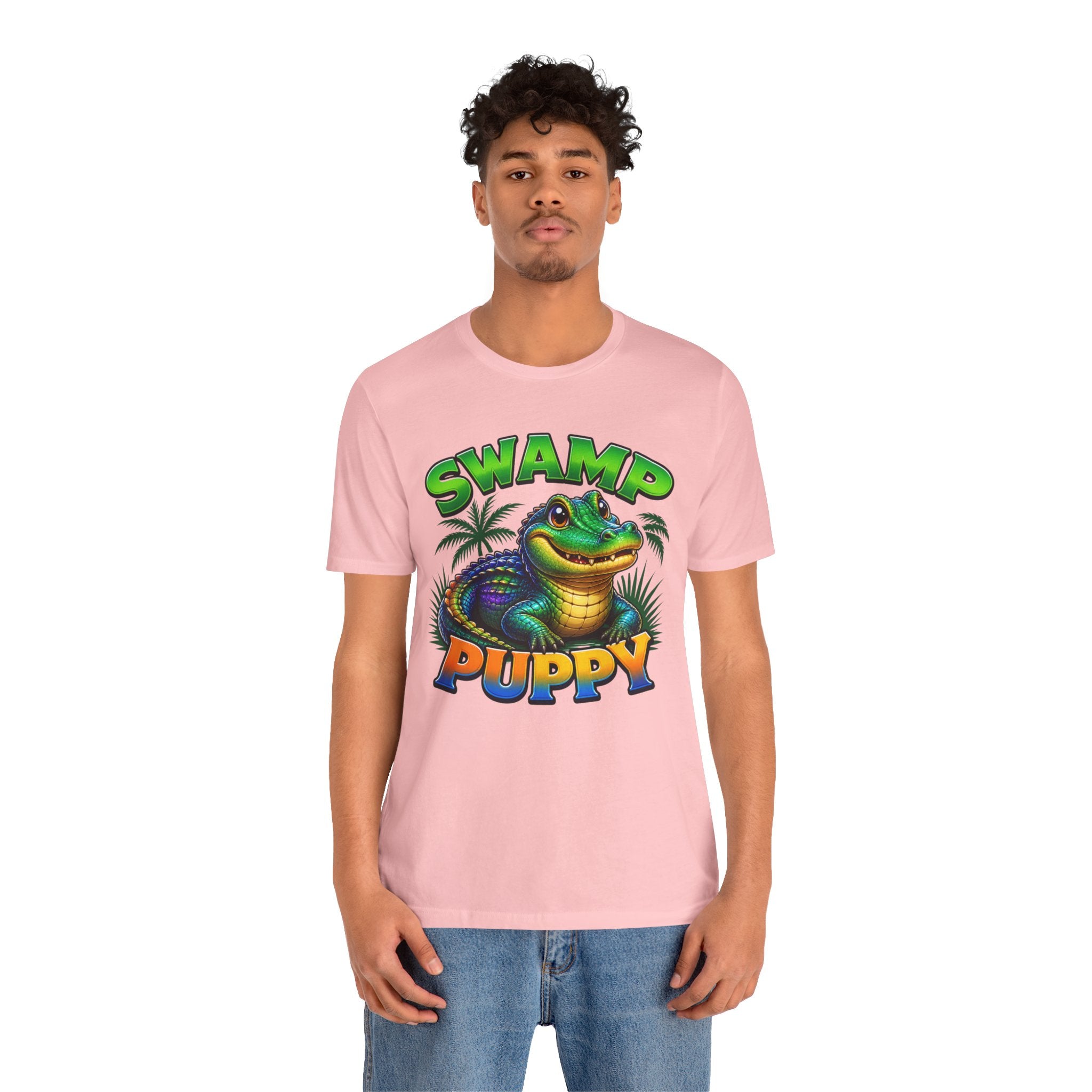 Swamp Puppy T-Shirt — Cute Alligator Graphic Tee