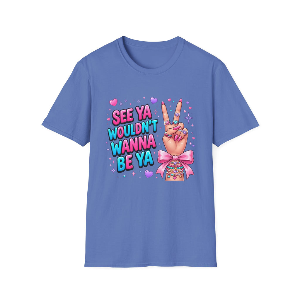 See Ya Wouldn't Wanna Be Ya T-Shirt — Sassy Peace Sign Graphic Tee