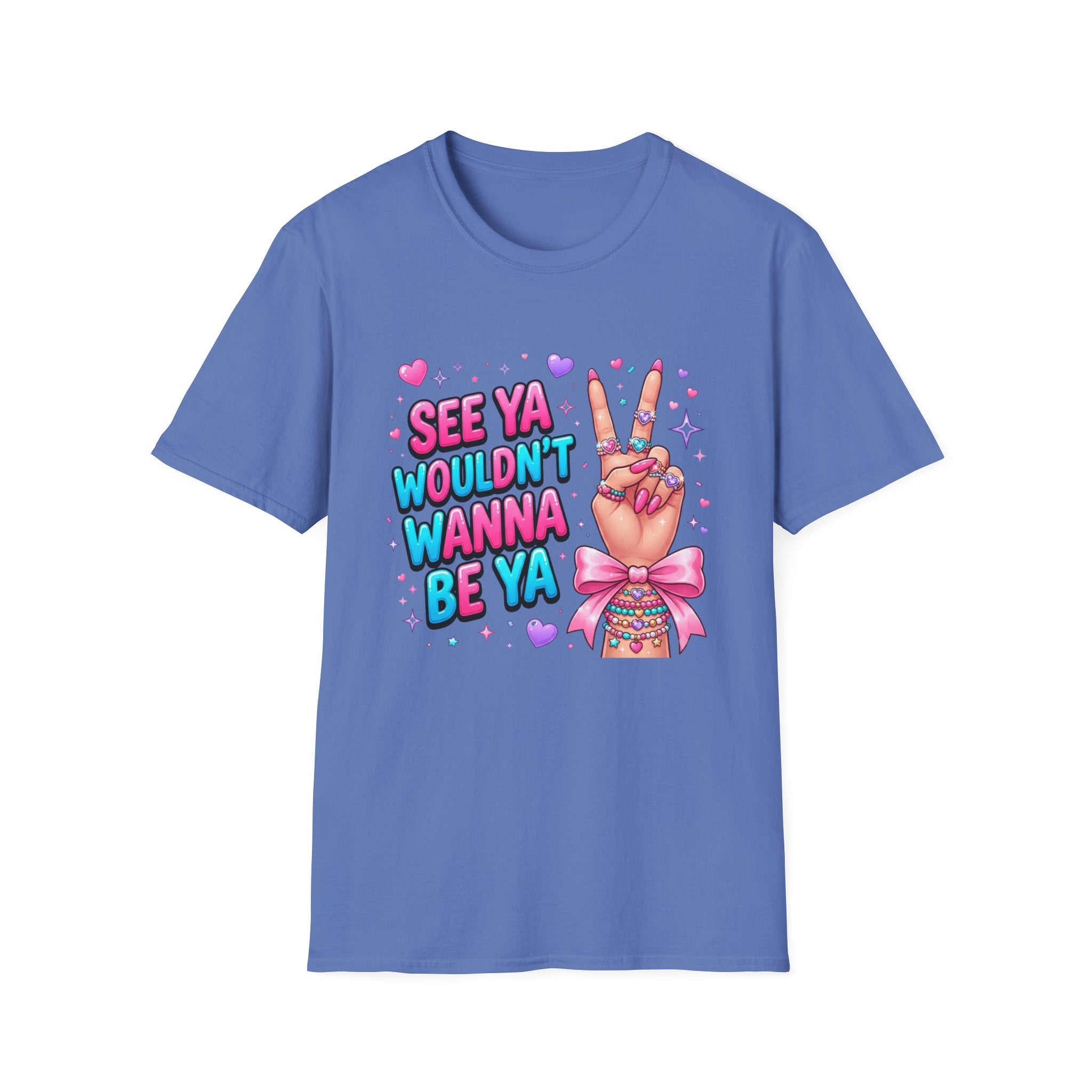 See Ya Wouldn't Wanna Be Ya T-Shirt — Sassy Peace Sign Graphic Tee