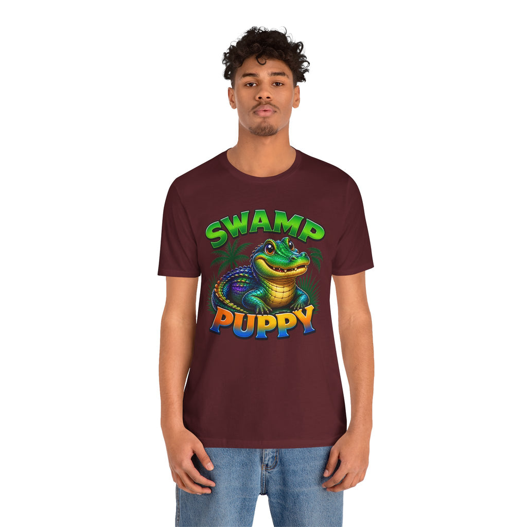 Swamp Puppy T-Shirt — Cute Alligator Graphic Tee