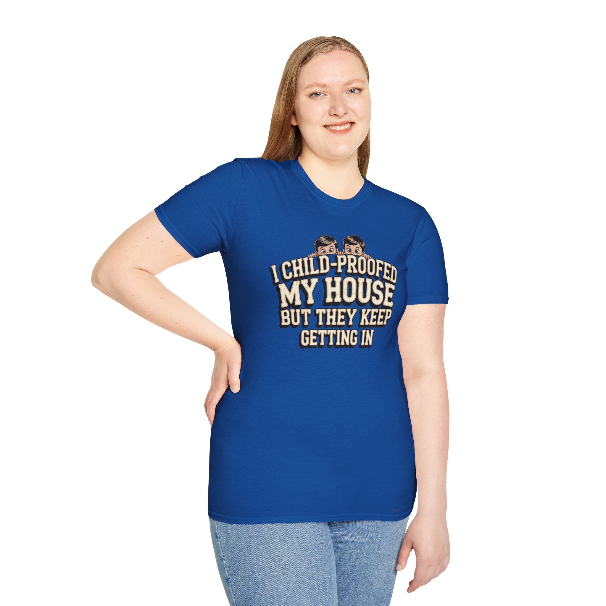 Funny Mom T-Shirt — I Child-Proofed My House Parenting Humor Gift Tee for Moms