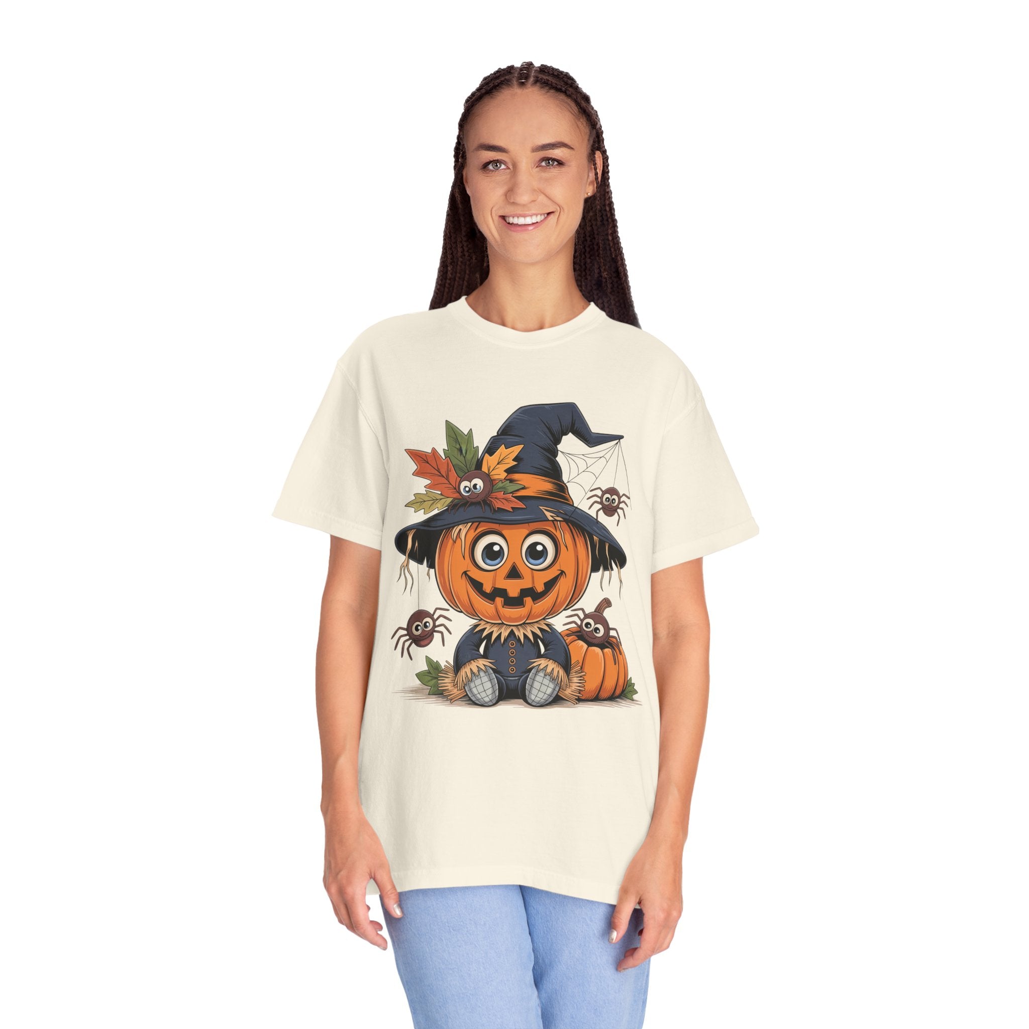 Pumpkin Witch T-Shirt — Cute Halloween Jack-O'-Lantern Tee