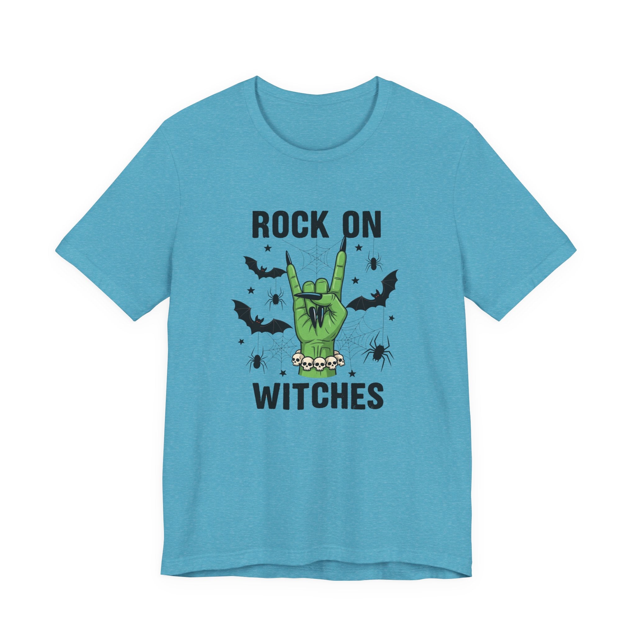 Rock On Witches T-Shirt — Halloween Witch Hand Graphic Tee