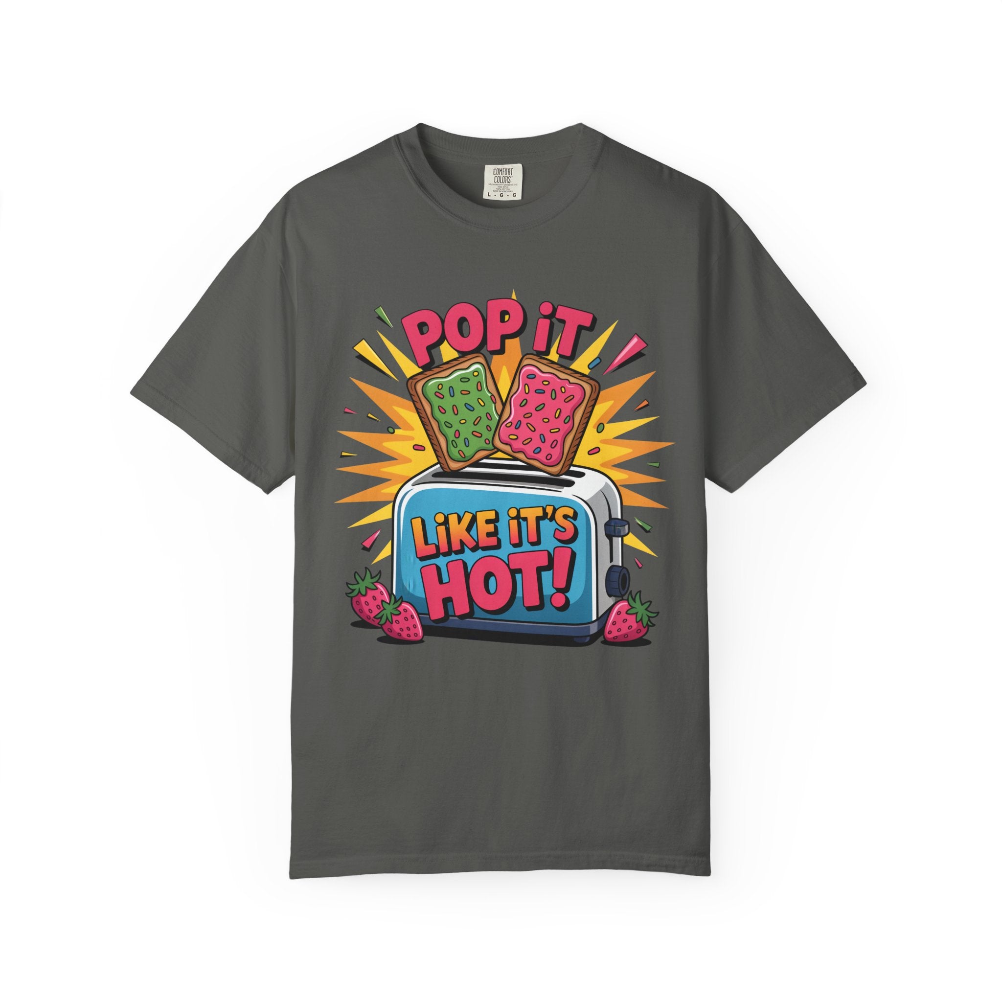 Funny Graphic T-Shirt — Pop It Like It's Hot Humor Gift Tee for Women