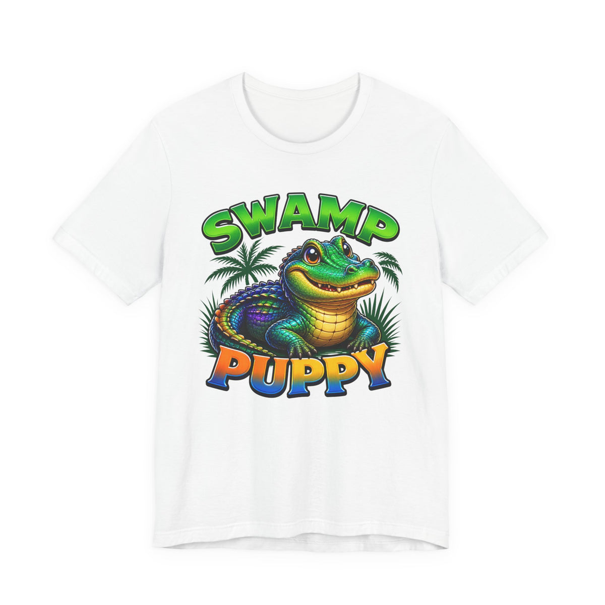Swamp Puppy T-Shirt — Cute Alligator Graphic Tee