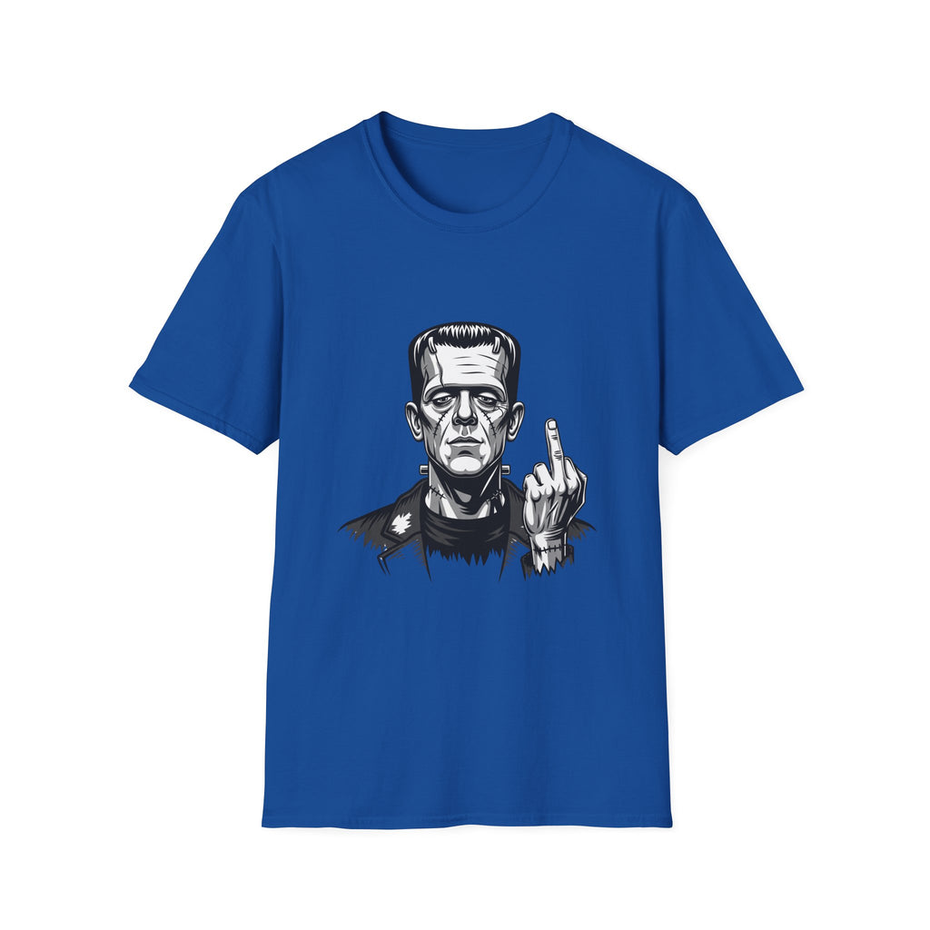 Frankenstein Middle Finger T-Shirt — Funny Gothic Monster Tee