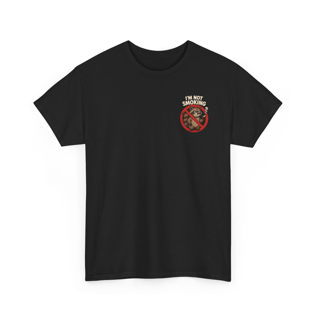 Graphic Tee — "What Are You Looking At?" Raccoon Illustration T-Shirt