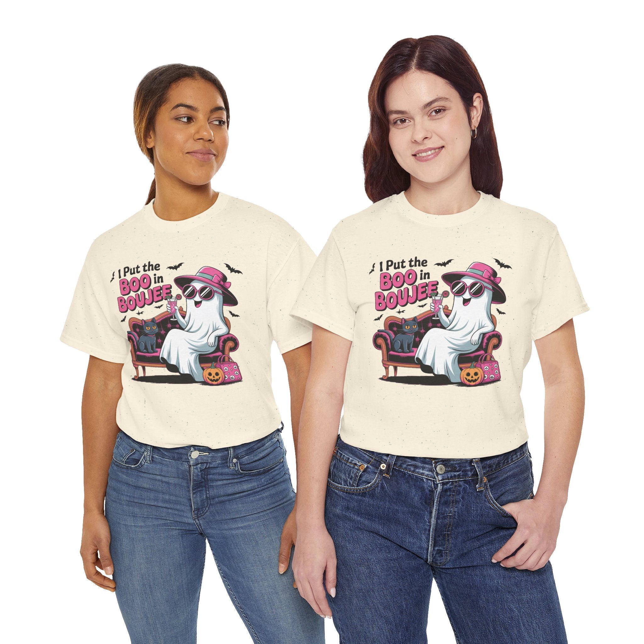 I Put the Boo in Boujee Ghost T-Shirt — Funny Halloween Chic Tee