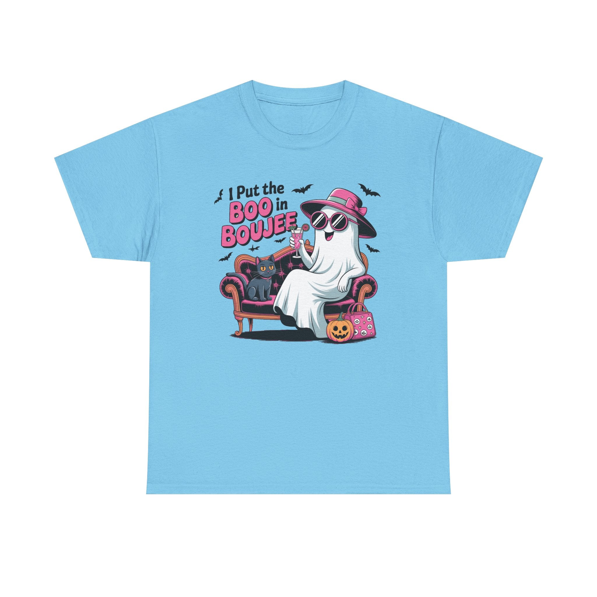 I Put the Boo in Boujee Ghost T-Shirt — Funny Halloween Chic Tee