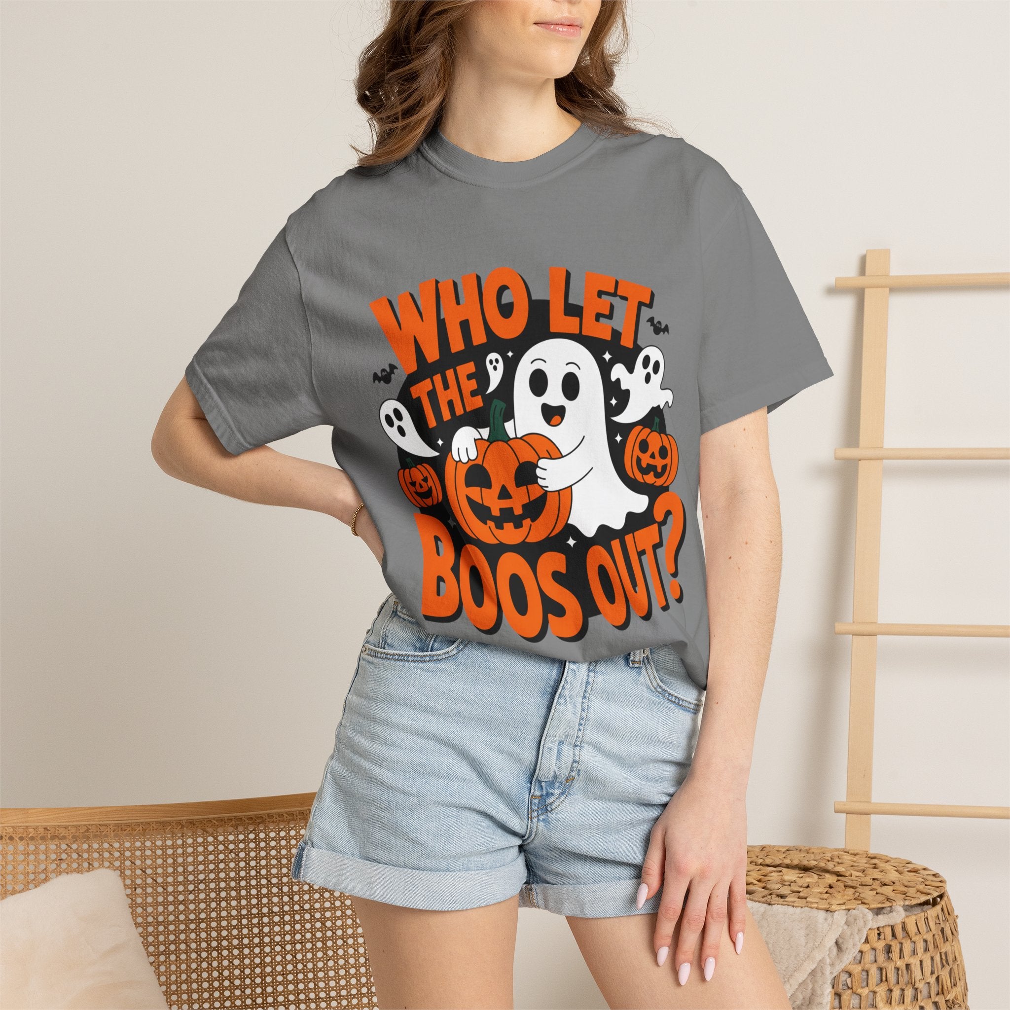 Halloween 'Who Let the Boos Out?' T-Shirt
