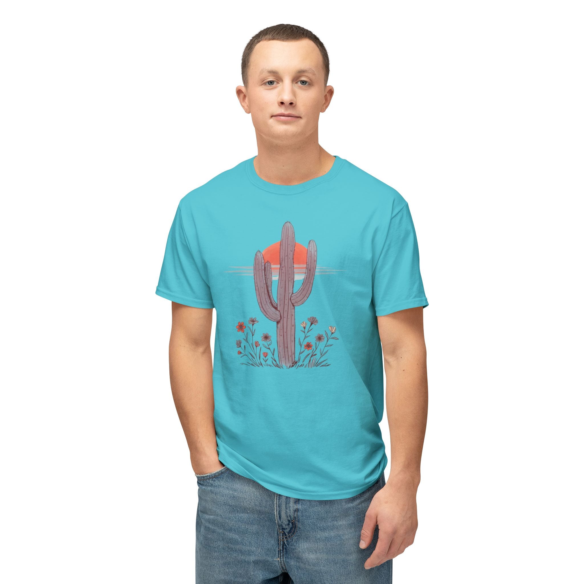Desert Sunset Cactus T-Shirt