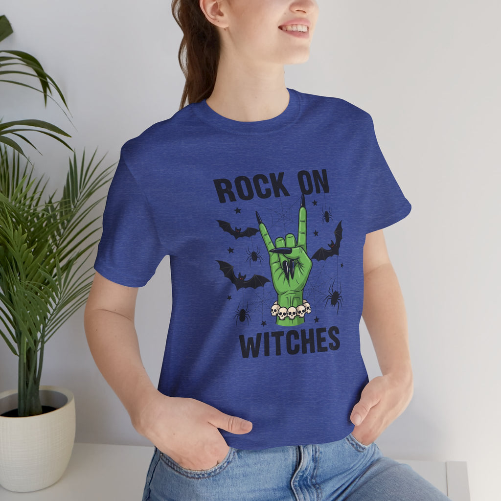 Rock On Witches T-Shirt — Halloween Witch Hand Graphic Tee