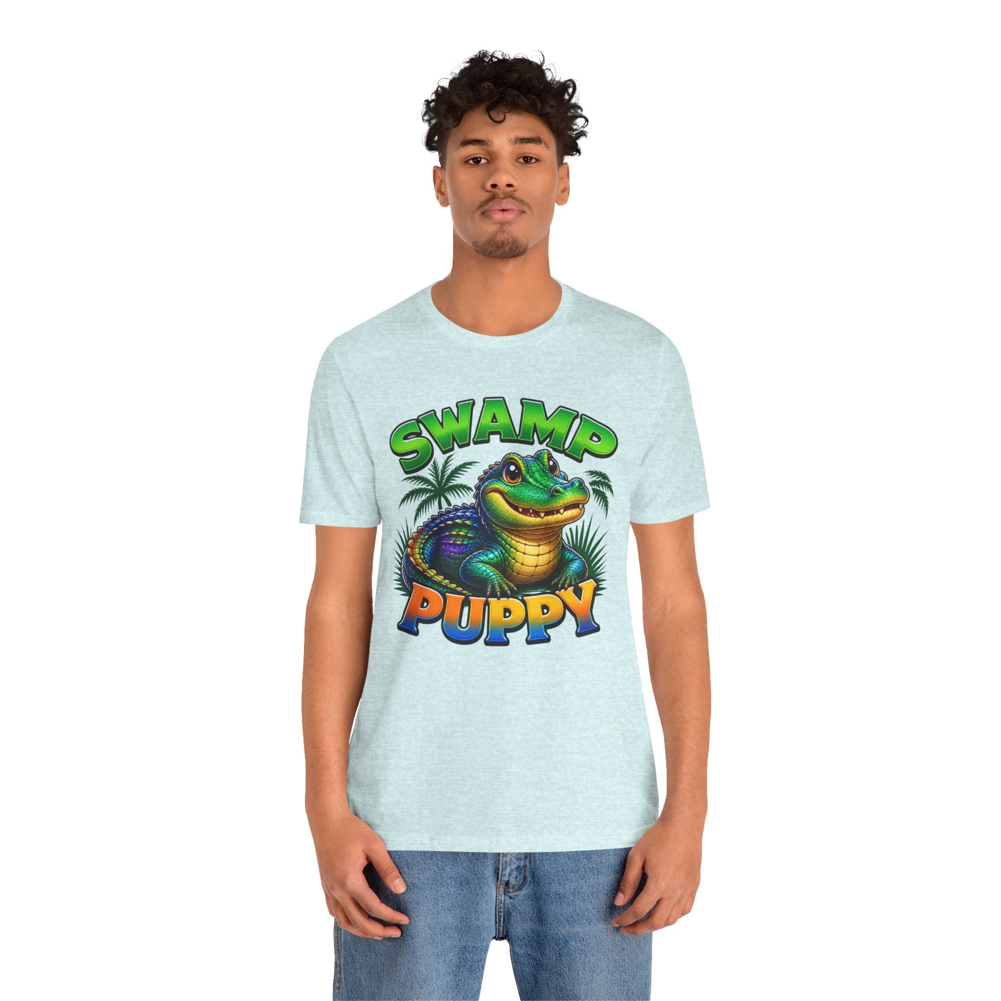 Swamp Puppy T-Shirt — Cute Alligator Graphic Tee