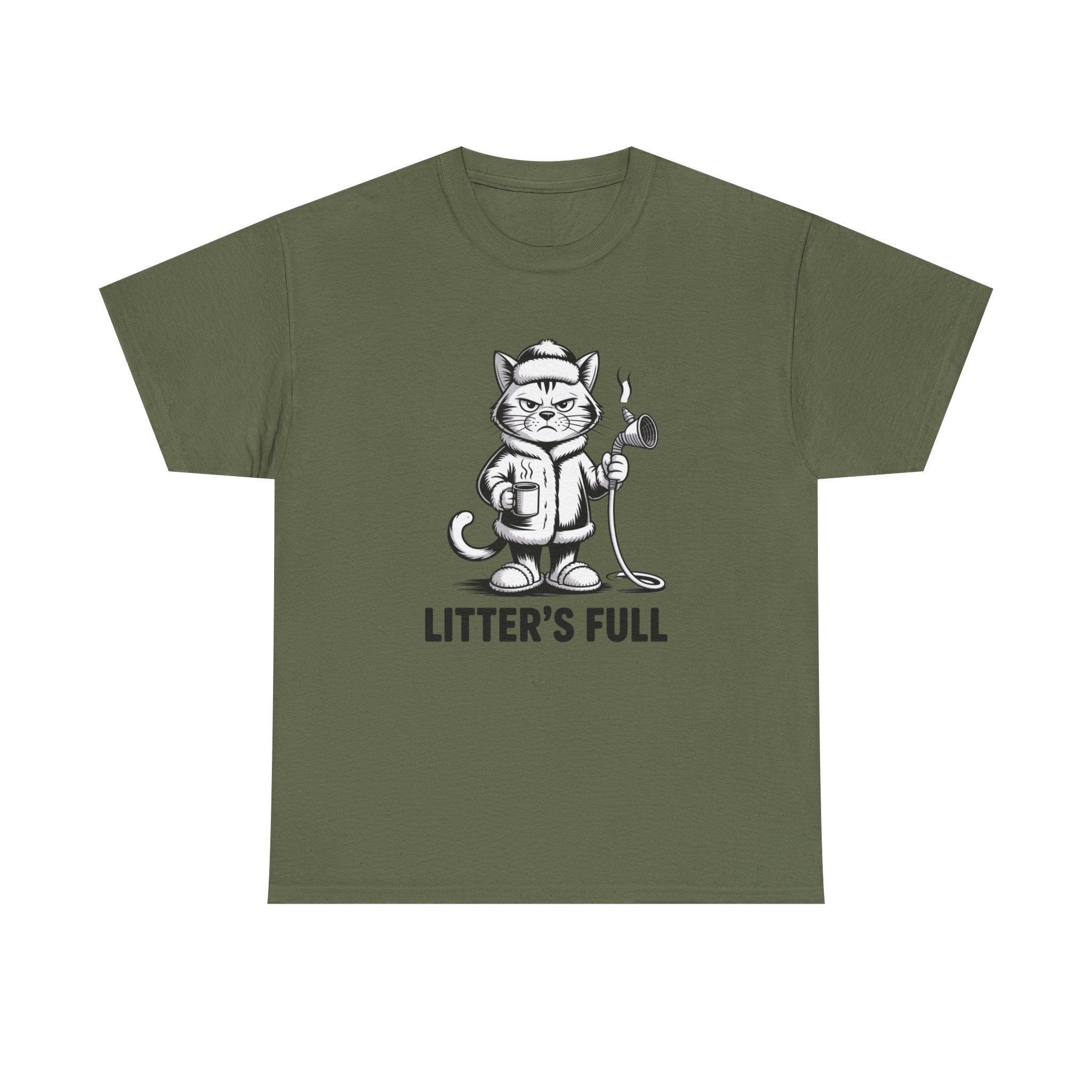 Cat Litter's Full Tee — Funny Cat Graphic T-Shirt