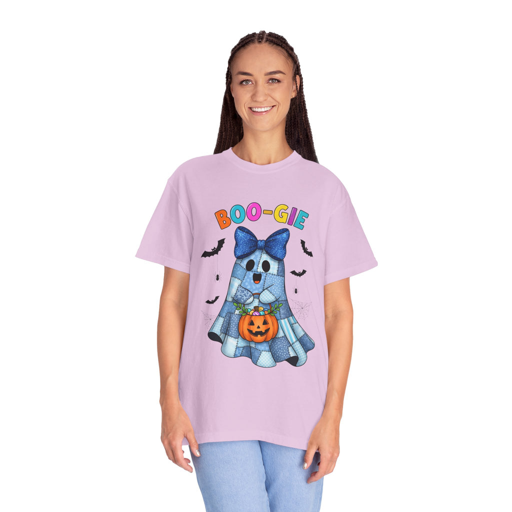 Boo-gie Ghost Halloween T-Shirt — Cute Trick-or-Treat Pumpkin Design