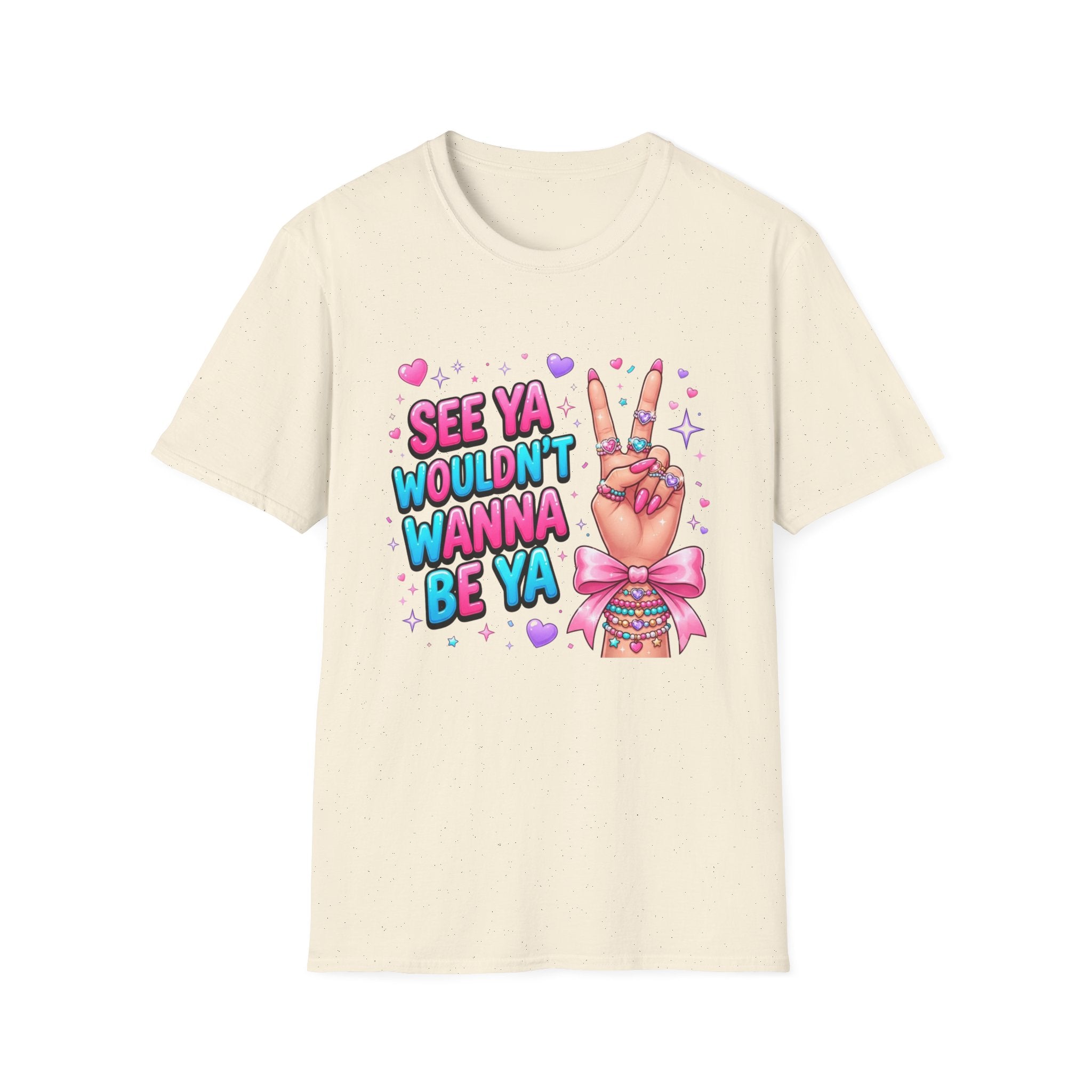 See Ya Wouldn't Wanna Be Ya T-Shirt — Sassy Peace Sign Graphic Tee