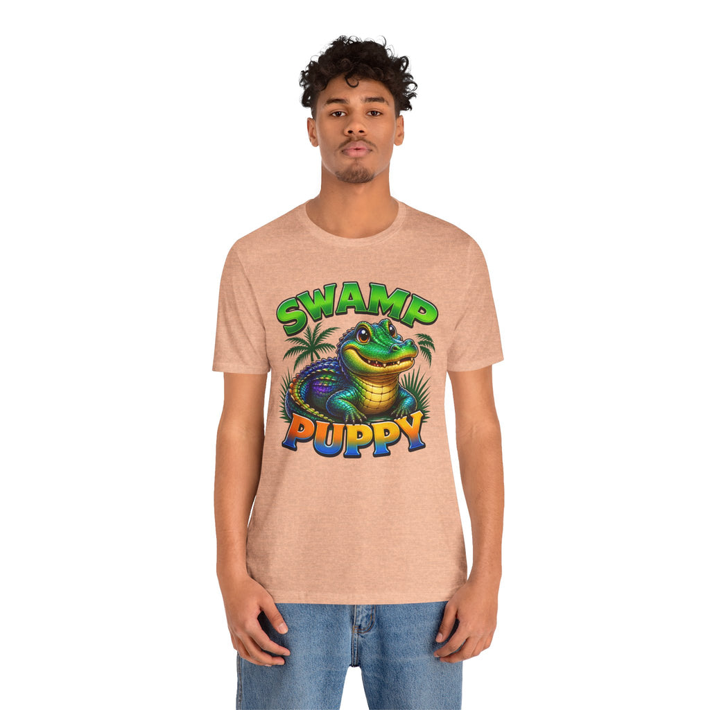 Swamp Puppy T-Shirt — Cute Alligator Graphic Tee