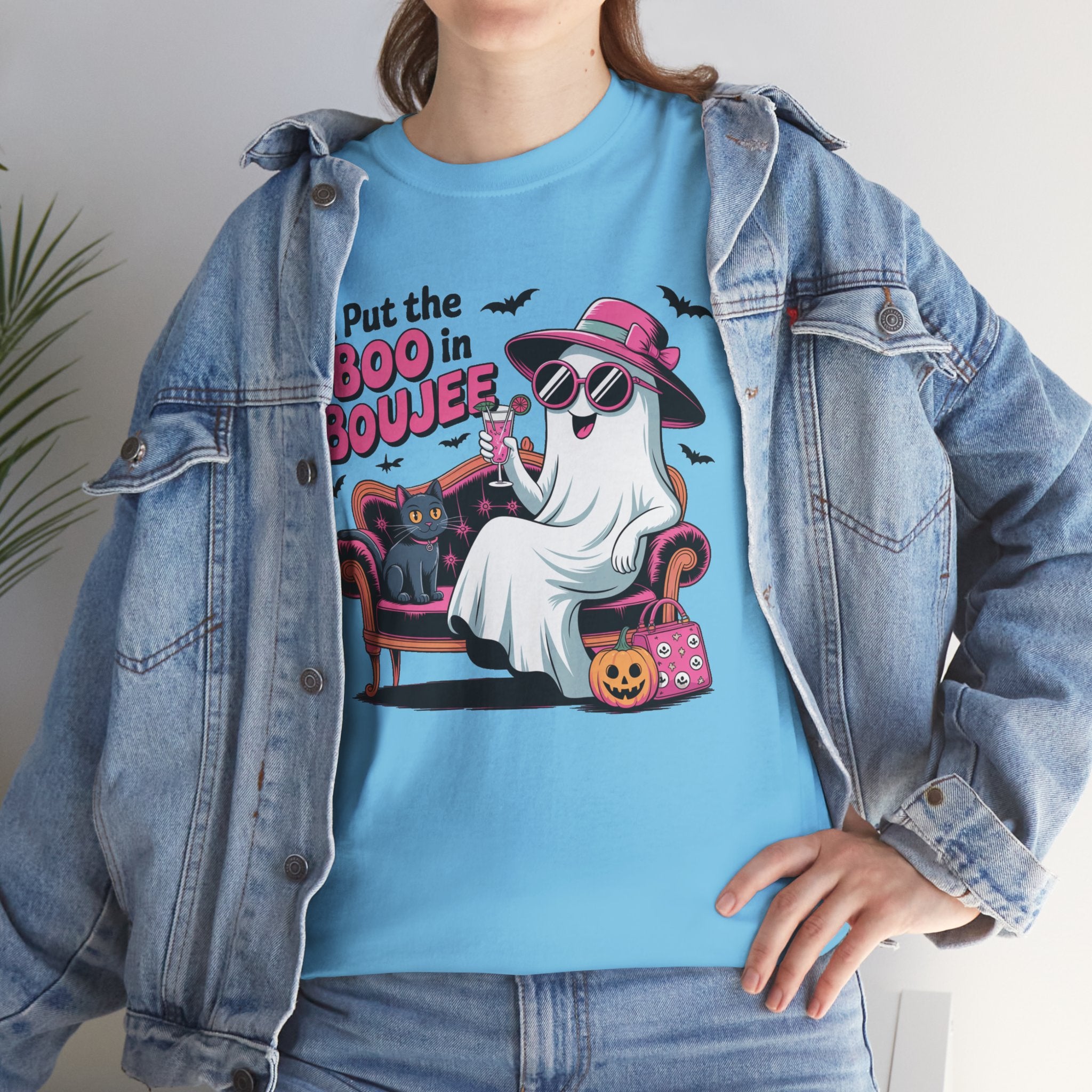 I Put the Boo in Boujee Ghost T-Shirt — Funny Halloween Chic Tee