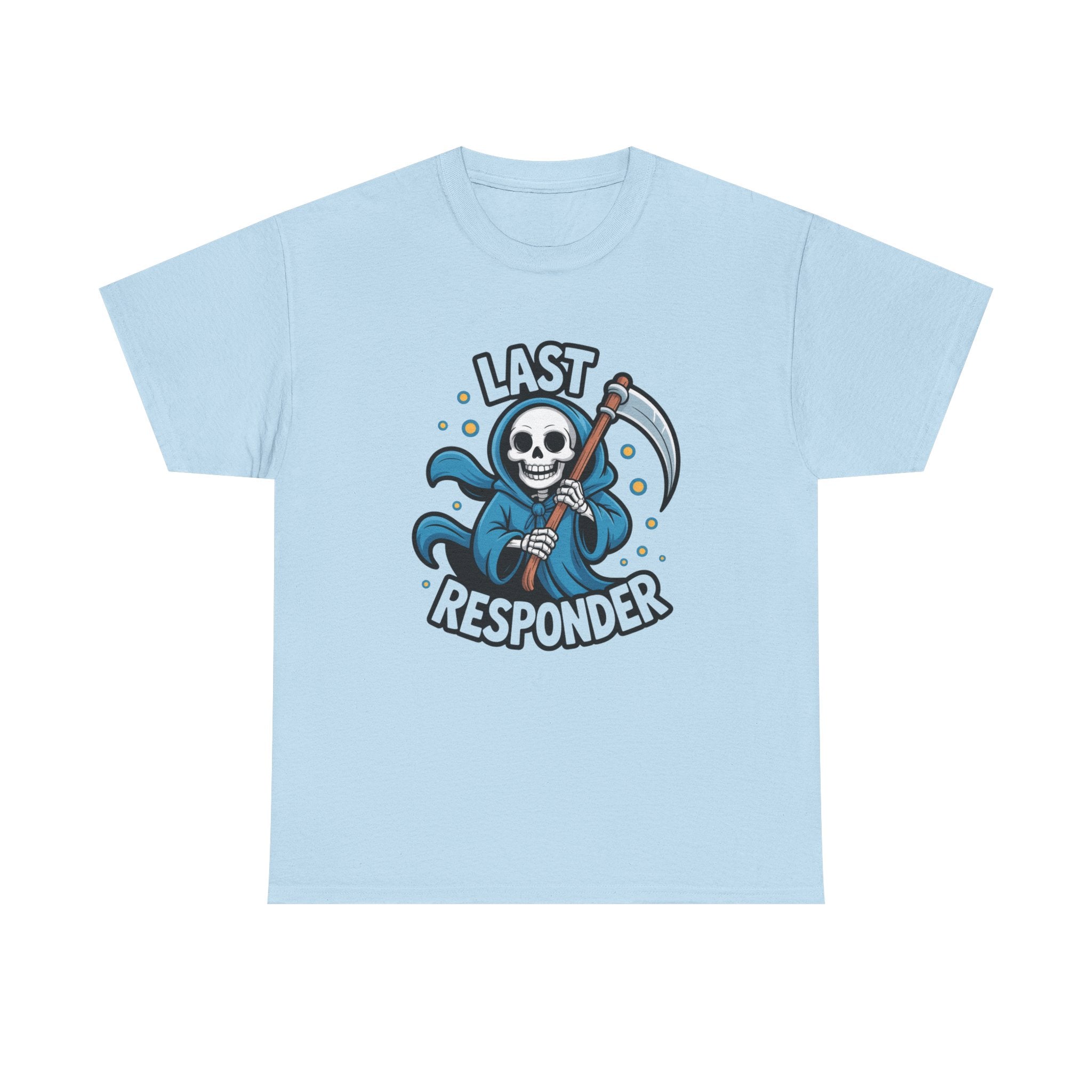 T-Shirt — "Last Responder" Grim Reaper Graphic Tee