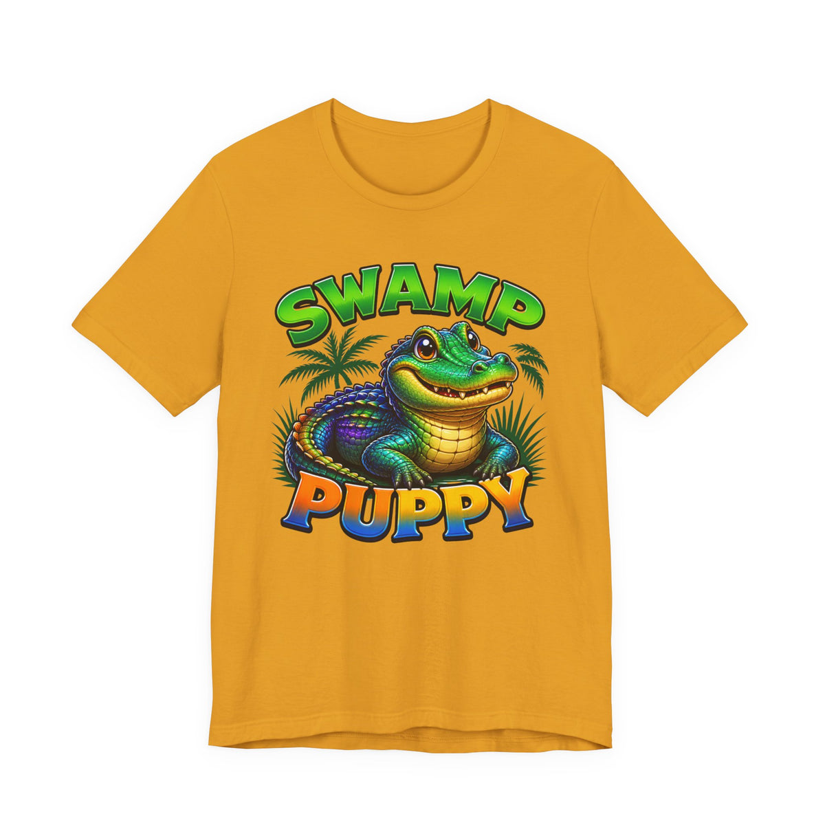 Swamp Puppy T-Shirt — Cute Alligator Graphic Tee