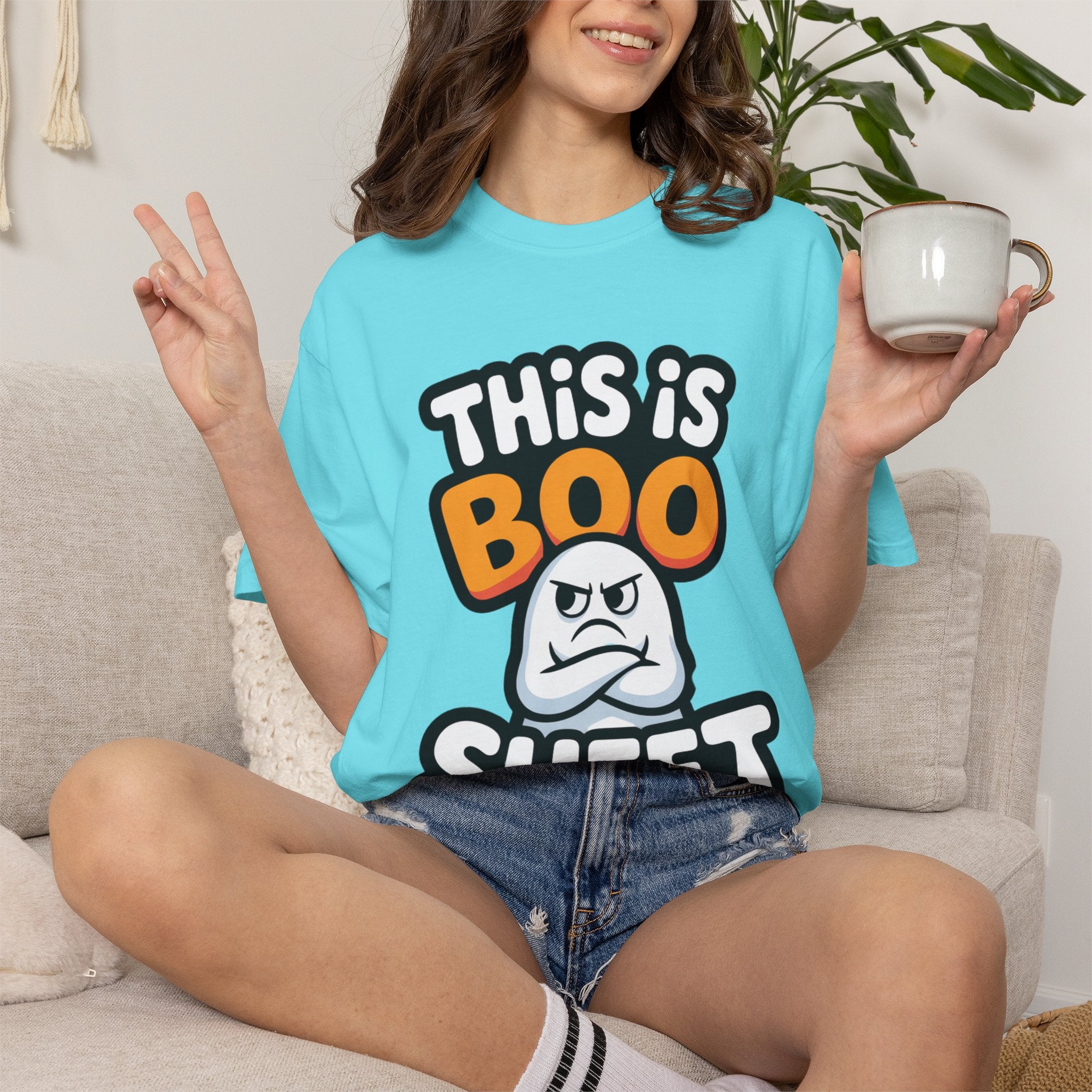 This Is Boo Sheet T-Shirt — Funny Halloween Ghost Tee