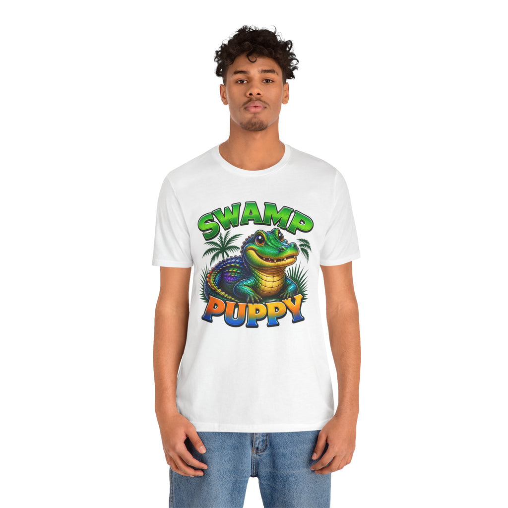 Swamp Puppy T-Shirt — Cute Alligator Graphic Tee