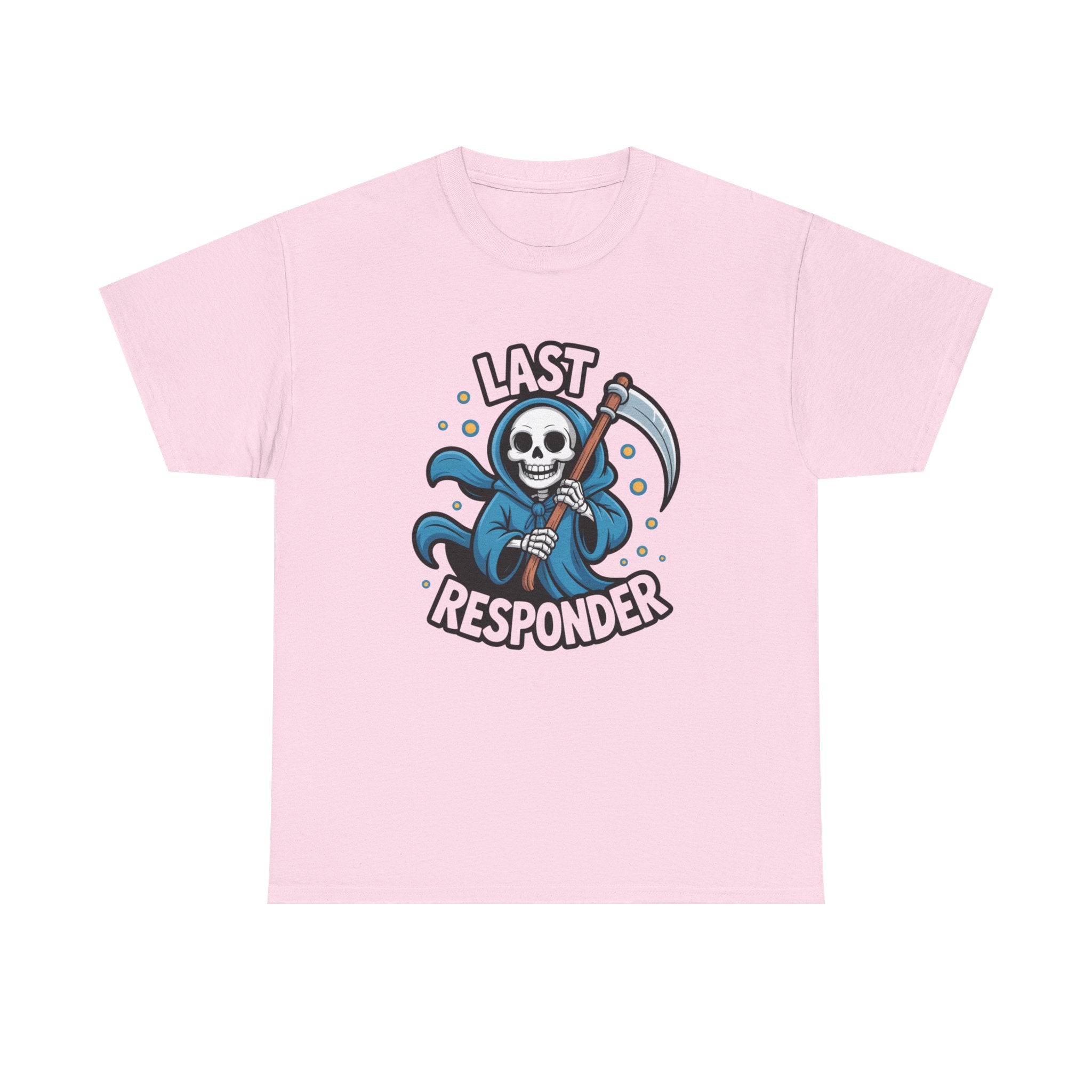 T-Shirt — "Last Responder" Grim Reaper Graphic Tee