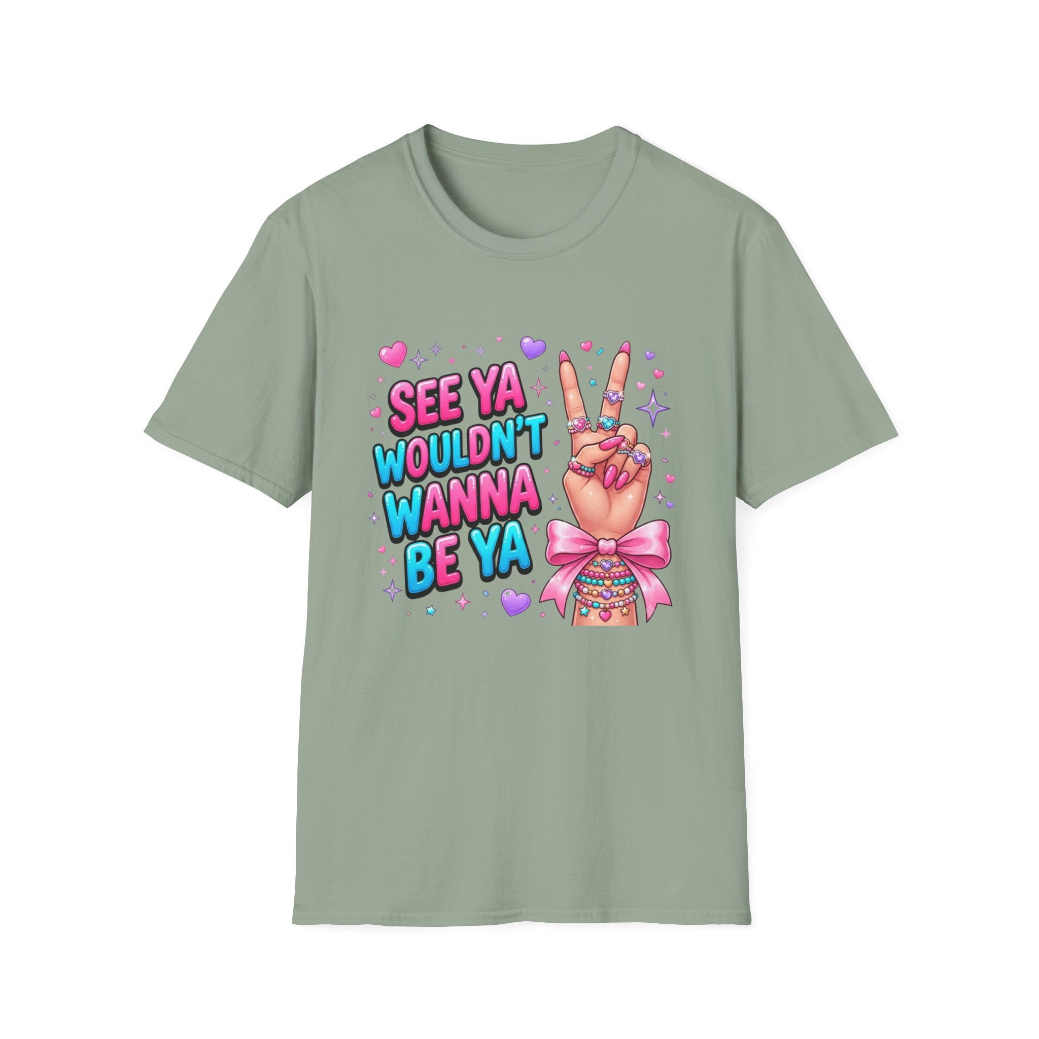 See Ya Wouldn't Wanna Be Ya T-Shirt — Sassy Peace Sign Graphic Tee