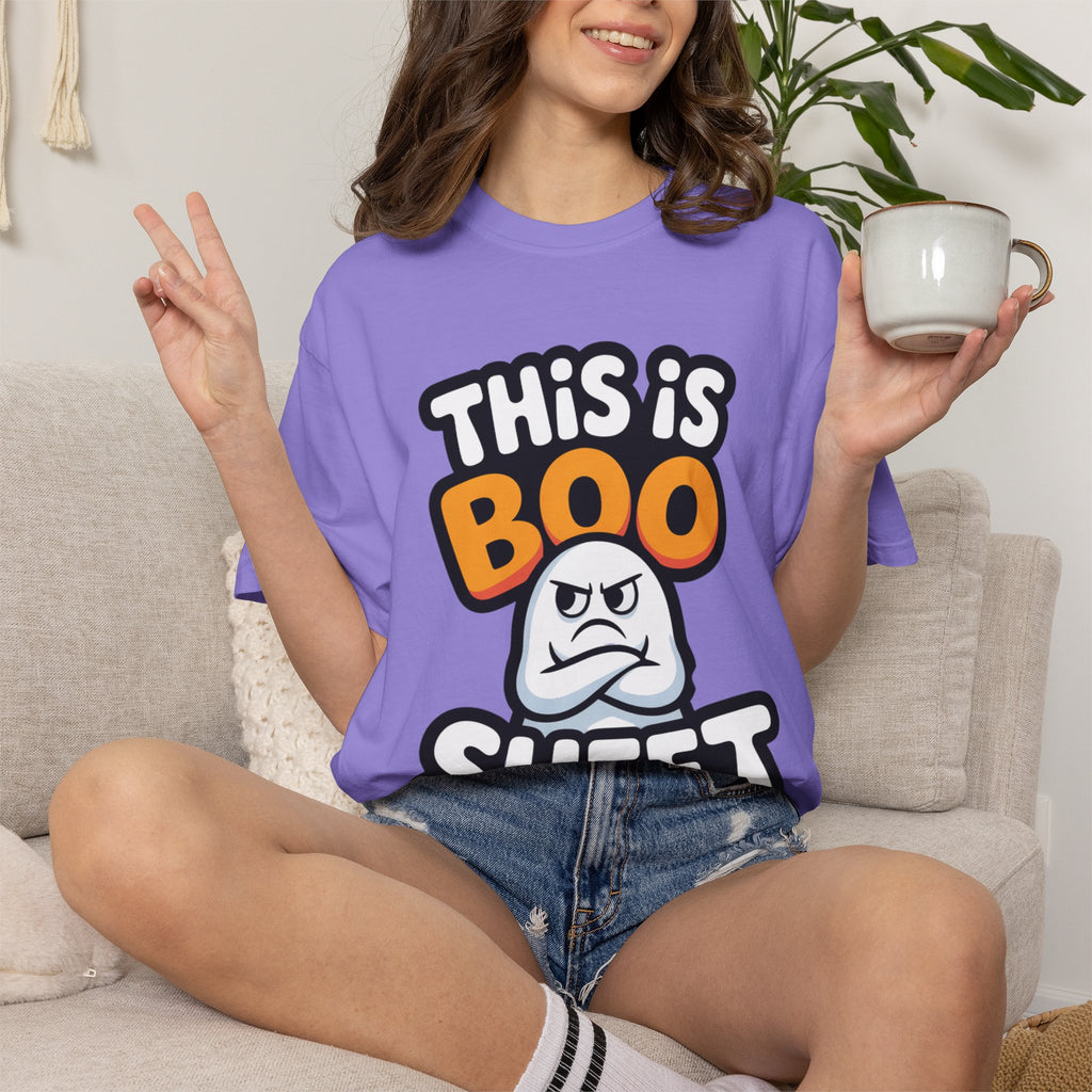 This Is Boo Sheet T-Shirt — Funny Halloween Ghost Tee