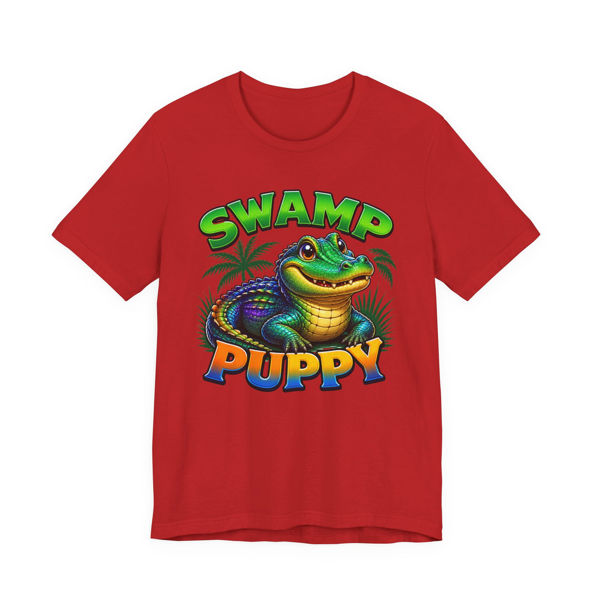 Swamp Puppy T-Shirt — Cute Alligator Graphic Tee