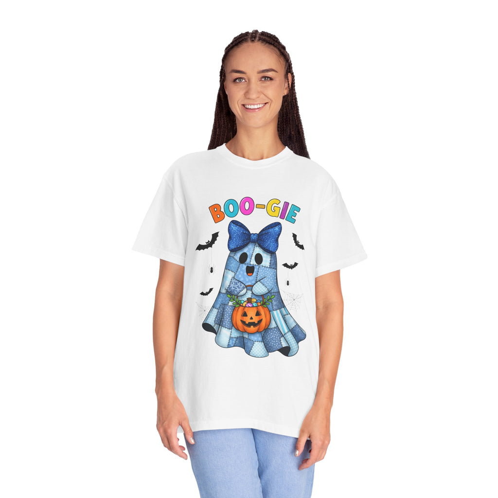 Boo-gie Ghost Halloween T-Shirt — Cute Trick-or-Treat Pumpkin Design