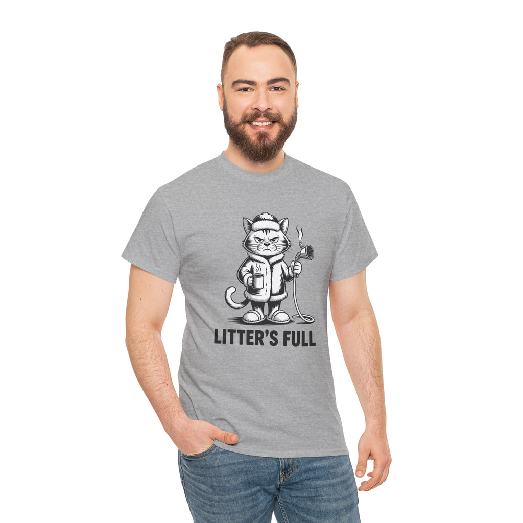 Cat Litter's Full Tee — Funny Cat Graphic T-Shirt