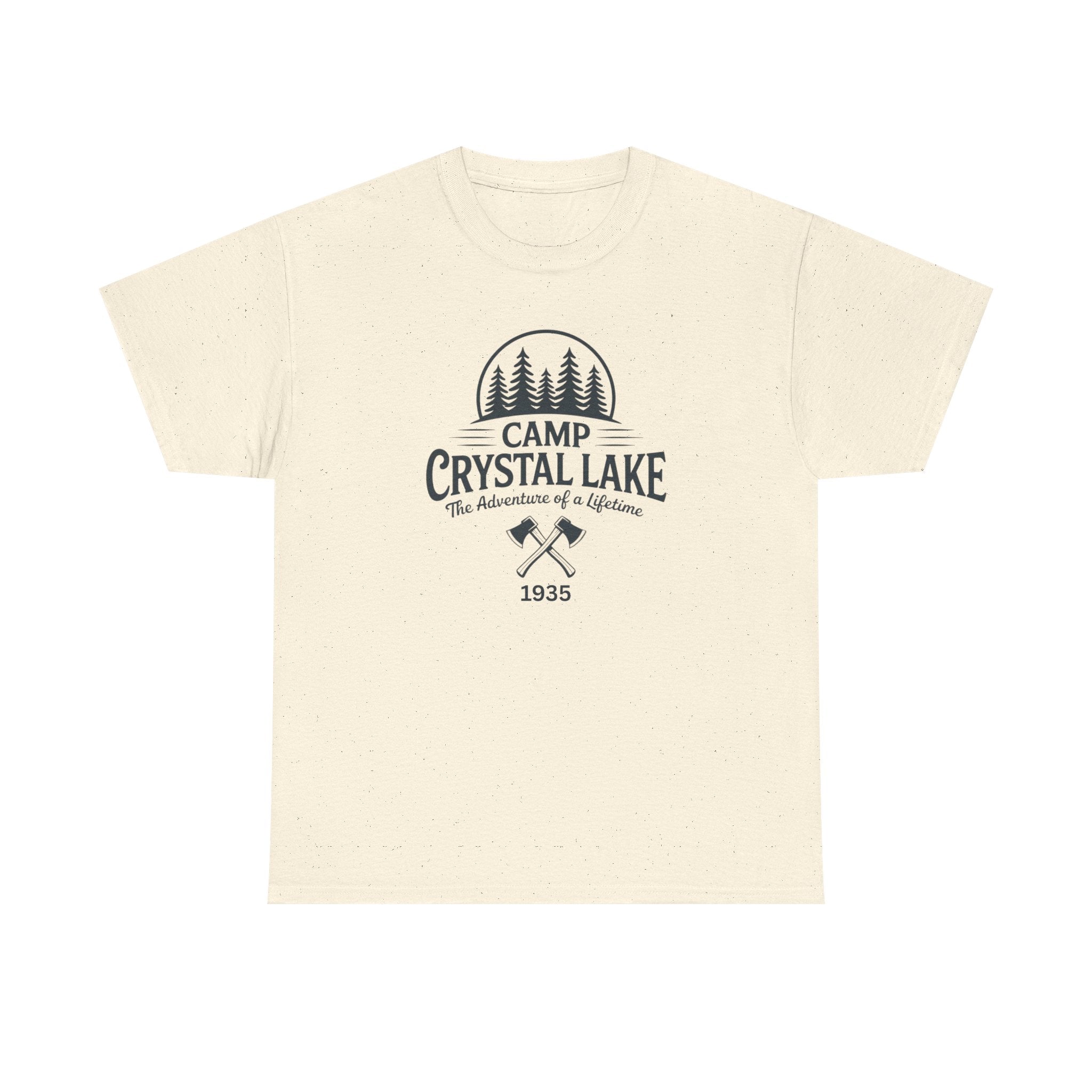 Camp Crystal Lake Tee — Vintage Outdoor Camping Shirt ("Camp Crystal Lake")
