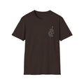 Floral Corner Tee — Minimal Wildflower Pocket T‑Shirt