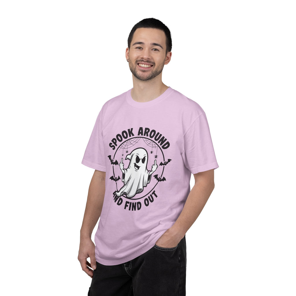 Spook Around And Find Out T-Shirt — Cute Halloween Ghost Graphic Tee