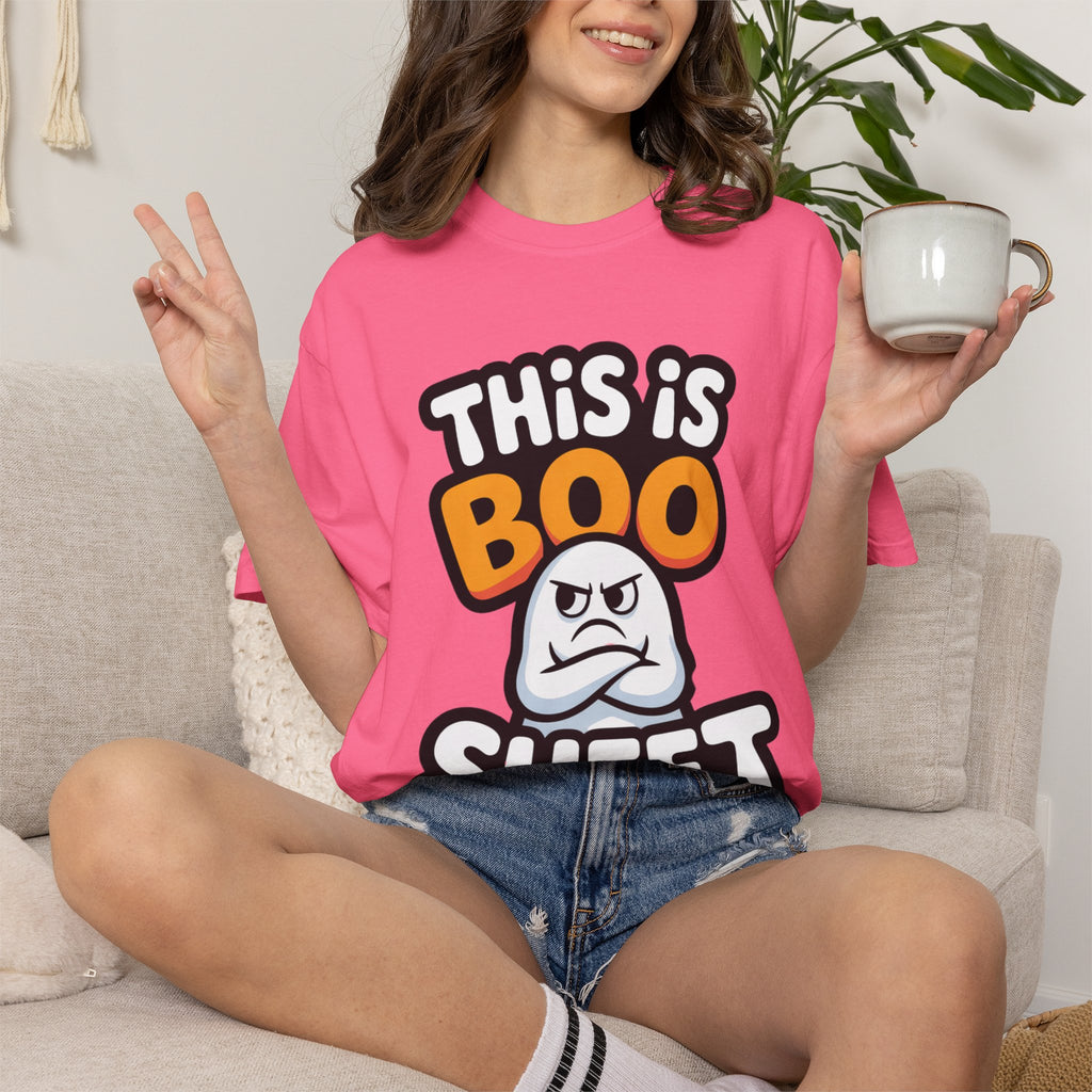 This Is Boo Sheet T-Shirt — Funny Halloween Ghost Tee