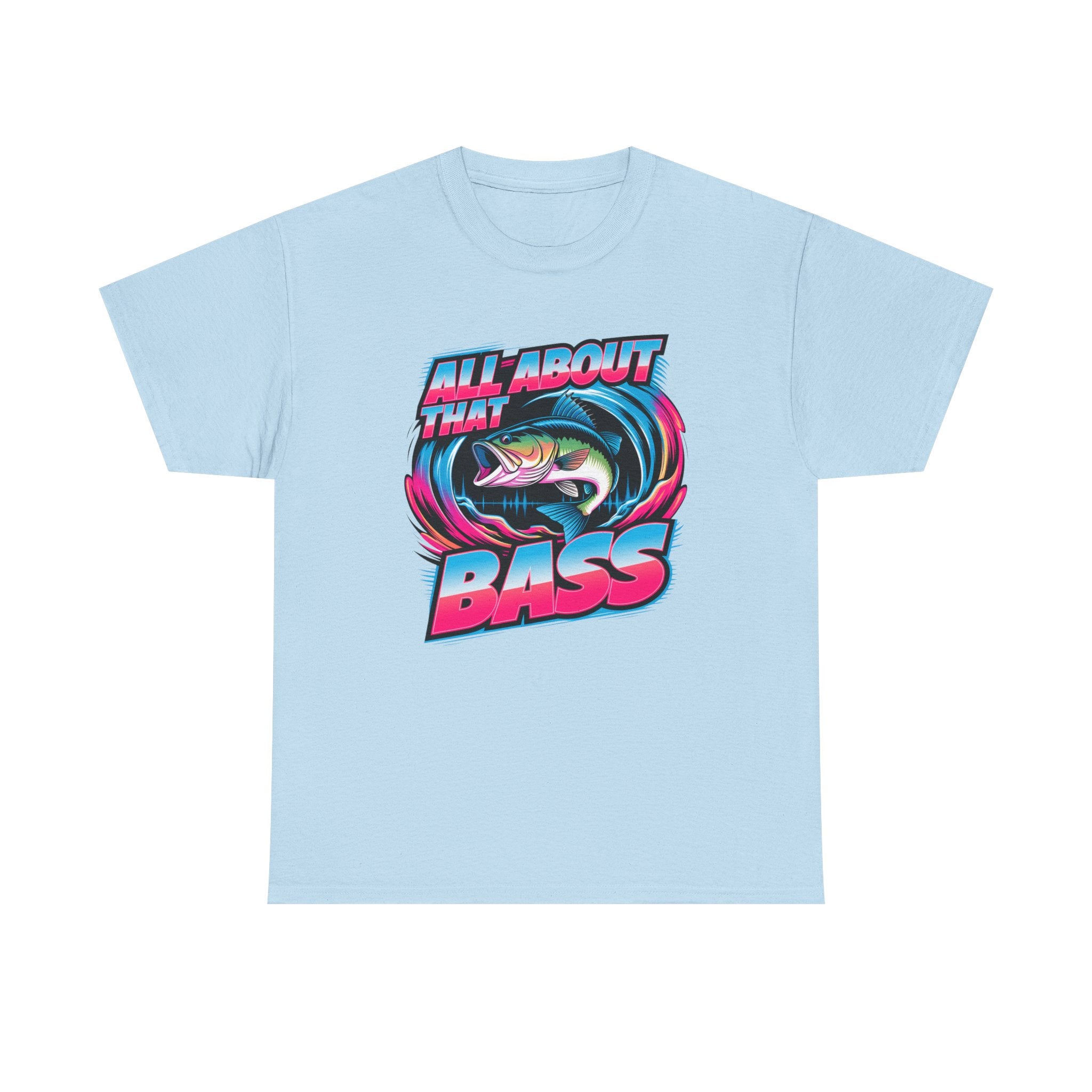 Bass Fishing T-Shirt — "All About That Bass" Retro Graphic Tee
